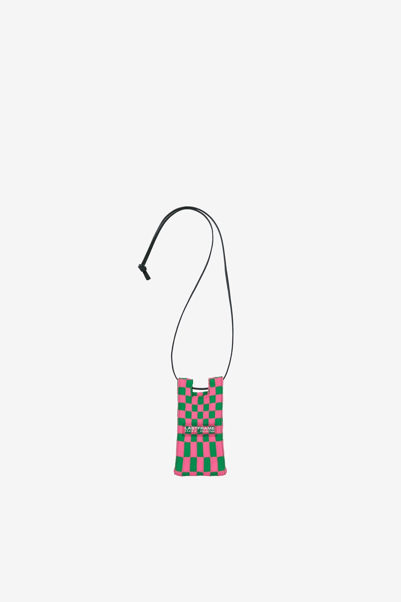 ICHIMATSU MARKET BAG MICRO / NEON PINK × GREEN
