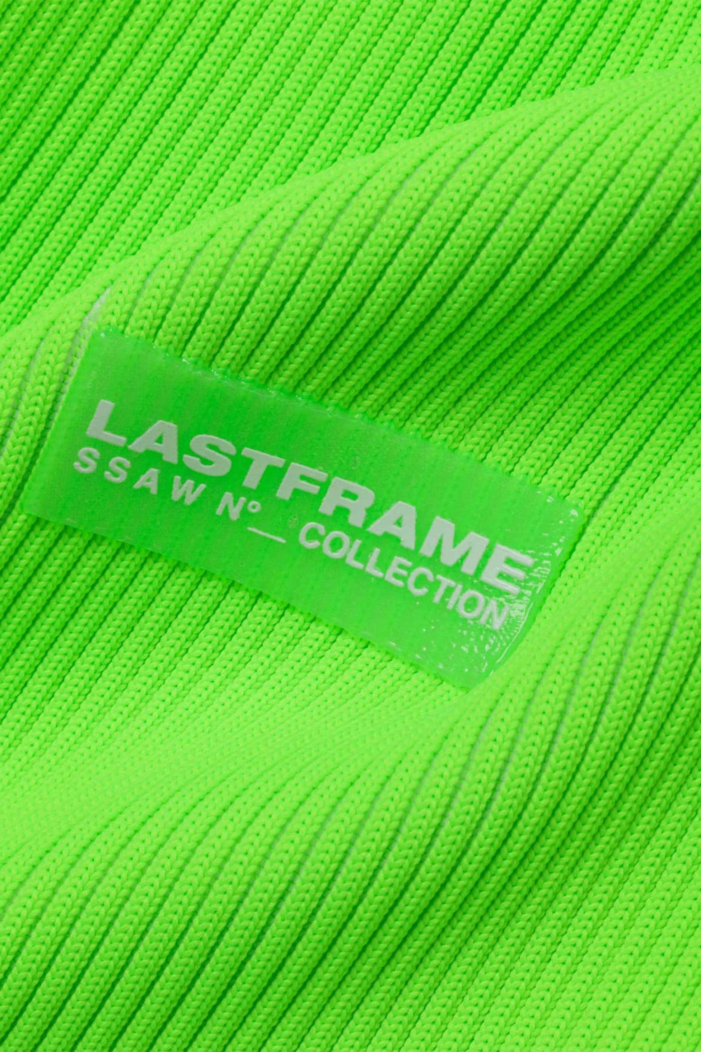 KASANE MARKET BAG MEDIUM / LIME GREEN × OFF WHITE