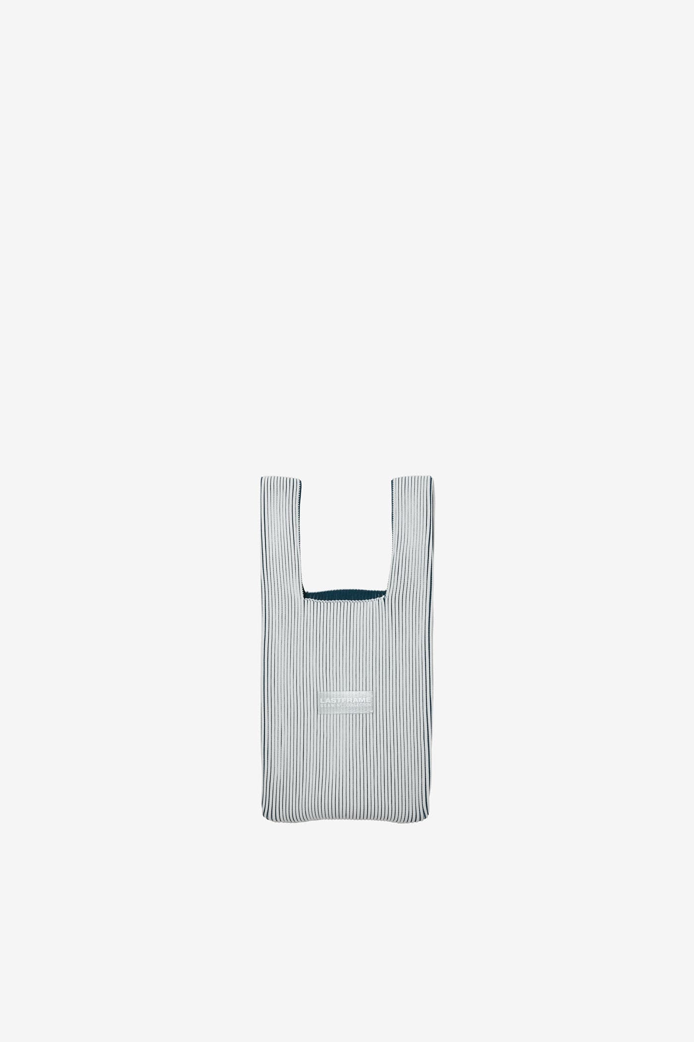 KASANE MARKET BAG SMALL / OFF WHITE × DARK GREEN