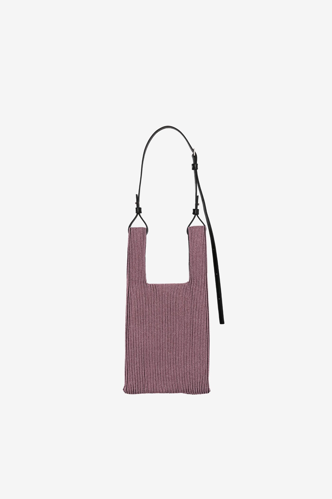 KYOTO METALLIC MARKET BAG SMALL / LIGHT PINK