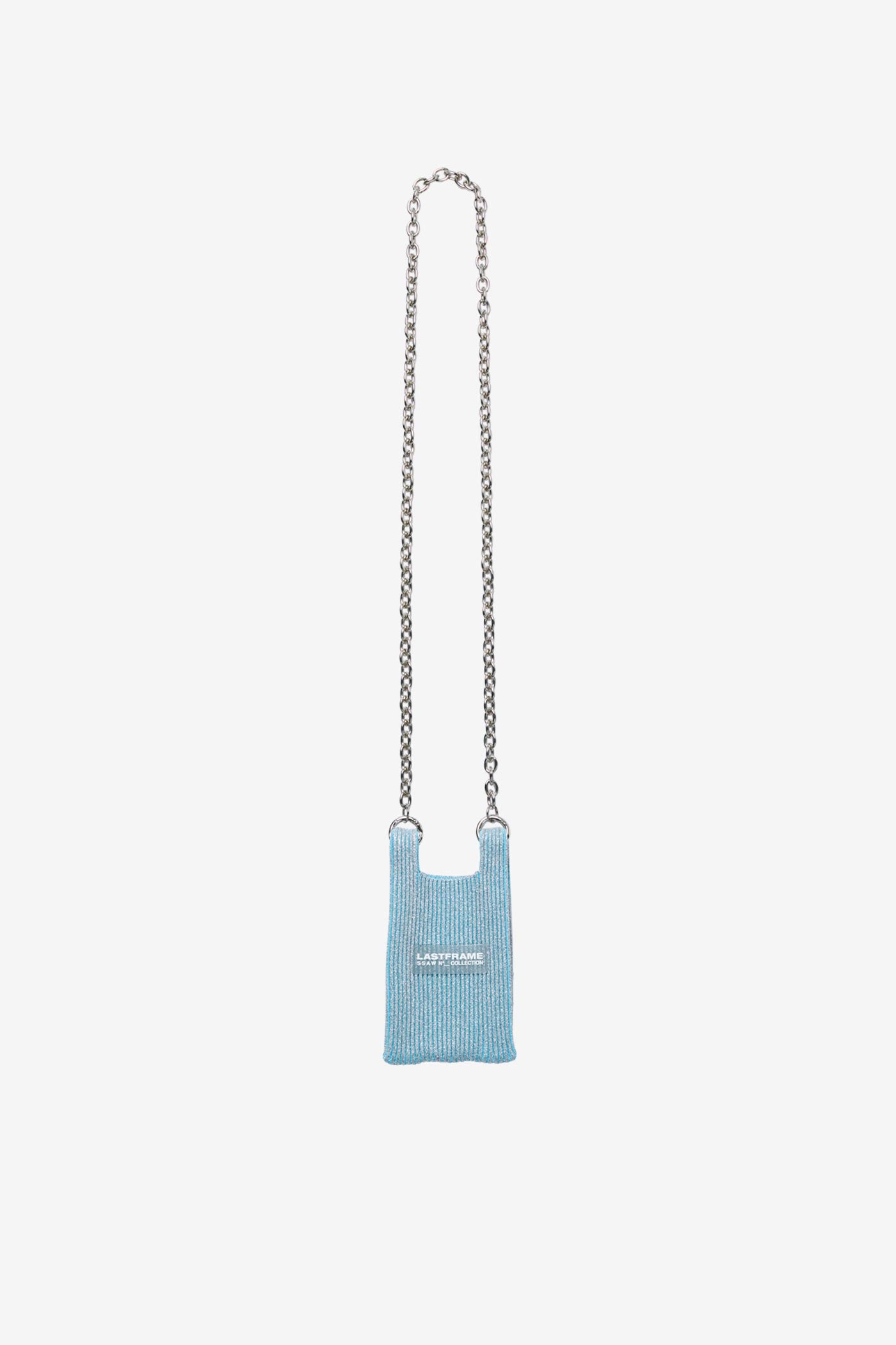 KYOTO METALLIC MARKET BAG MICRO / SILVER × SAX
