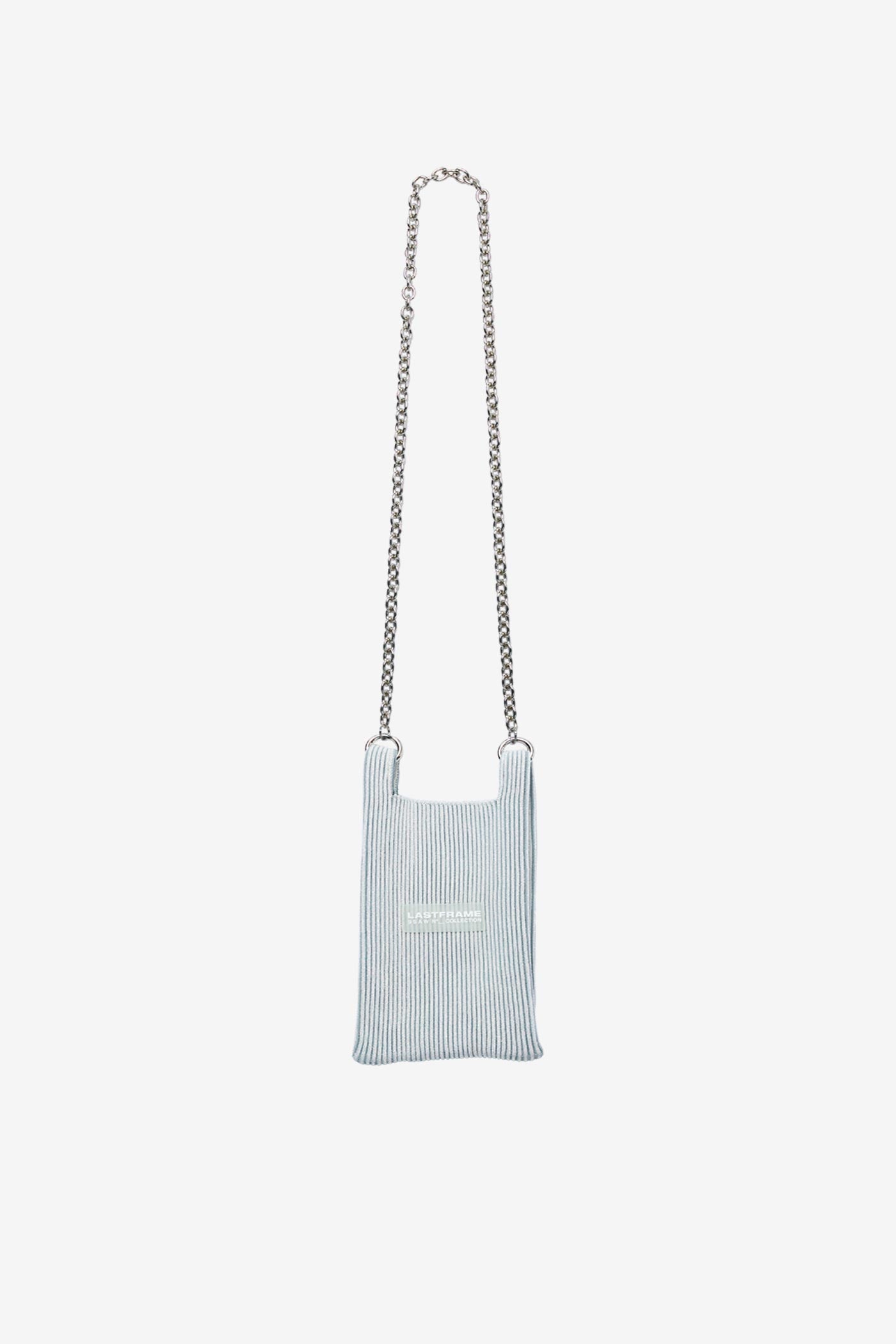 KYOTO METALLIC MARKET BAG MINI / HOLOGRAM × GRAY