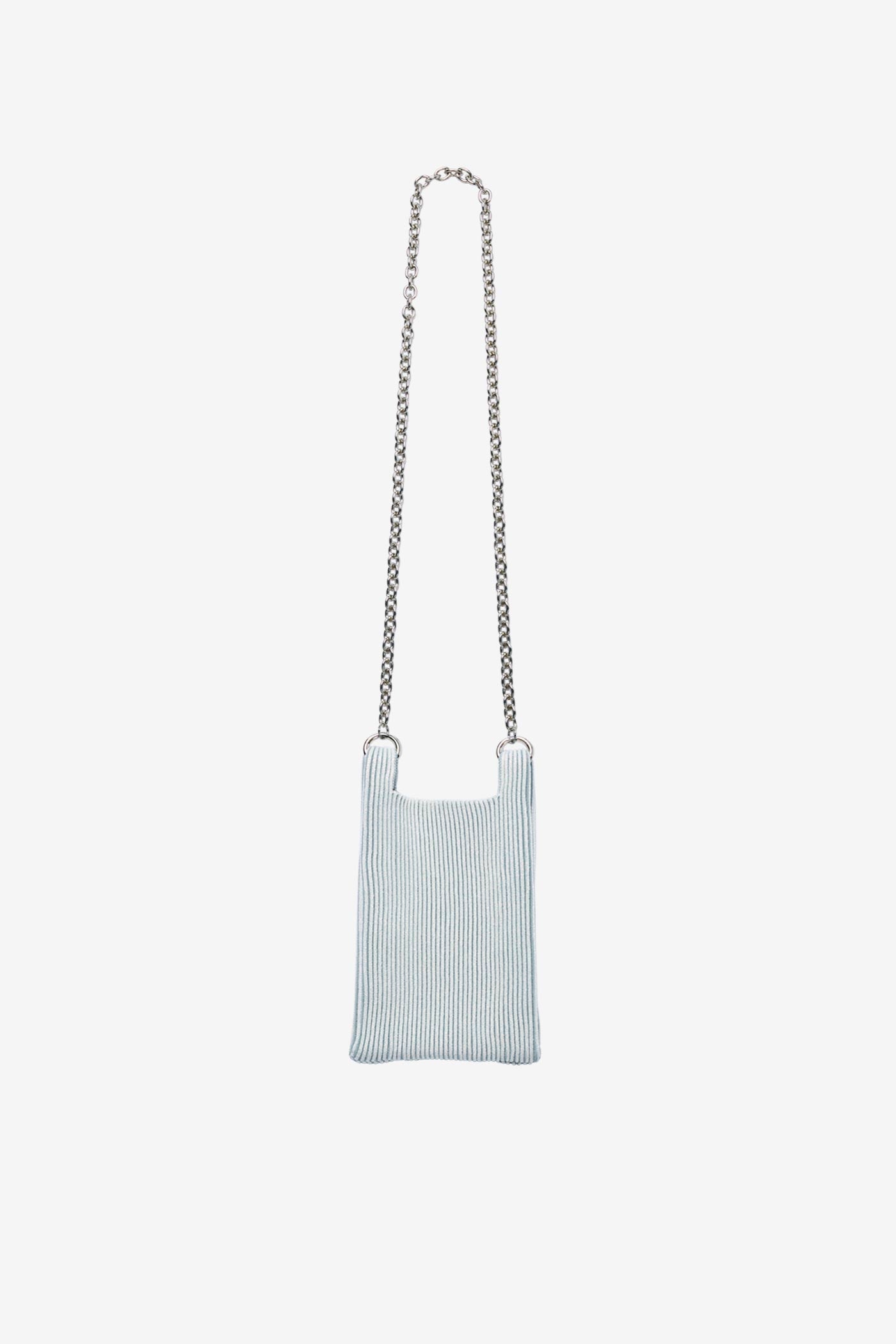KYOTO METALLIC MARKET BAG MINI / HOLOGRAM × GRAY