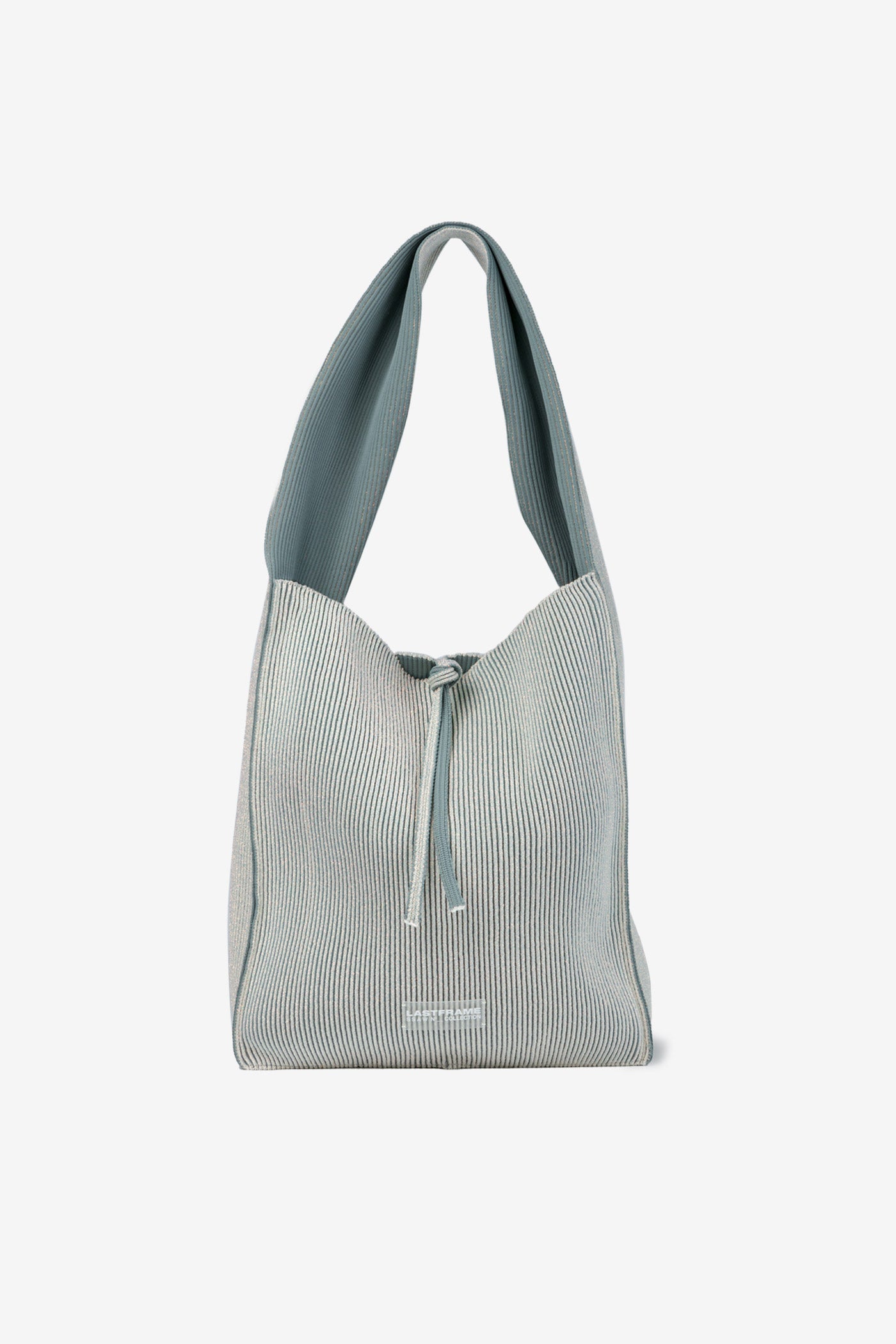 KYOTO METALLIC REVERSIBLE TASUKI TOTE LARGE / HOLOGRAM × GRAY