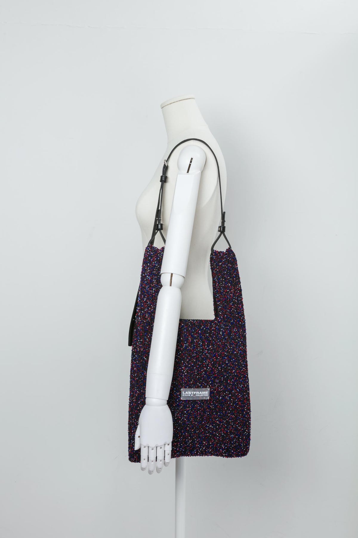MARKET BAG MEDIUM / KASURI Red × Blue