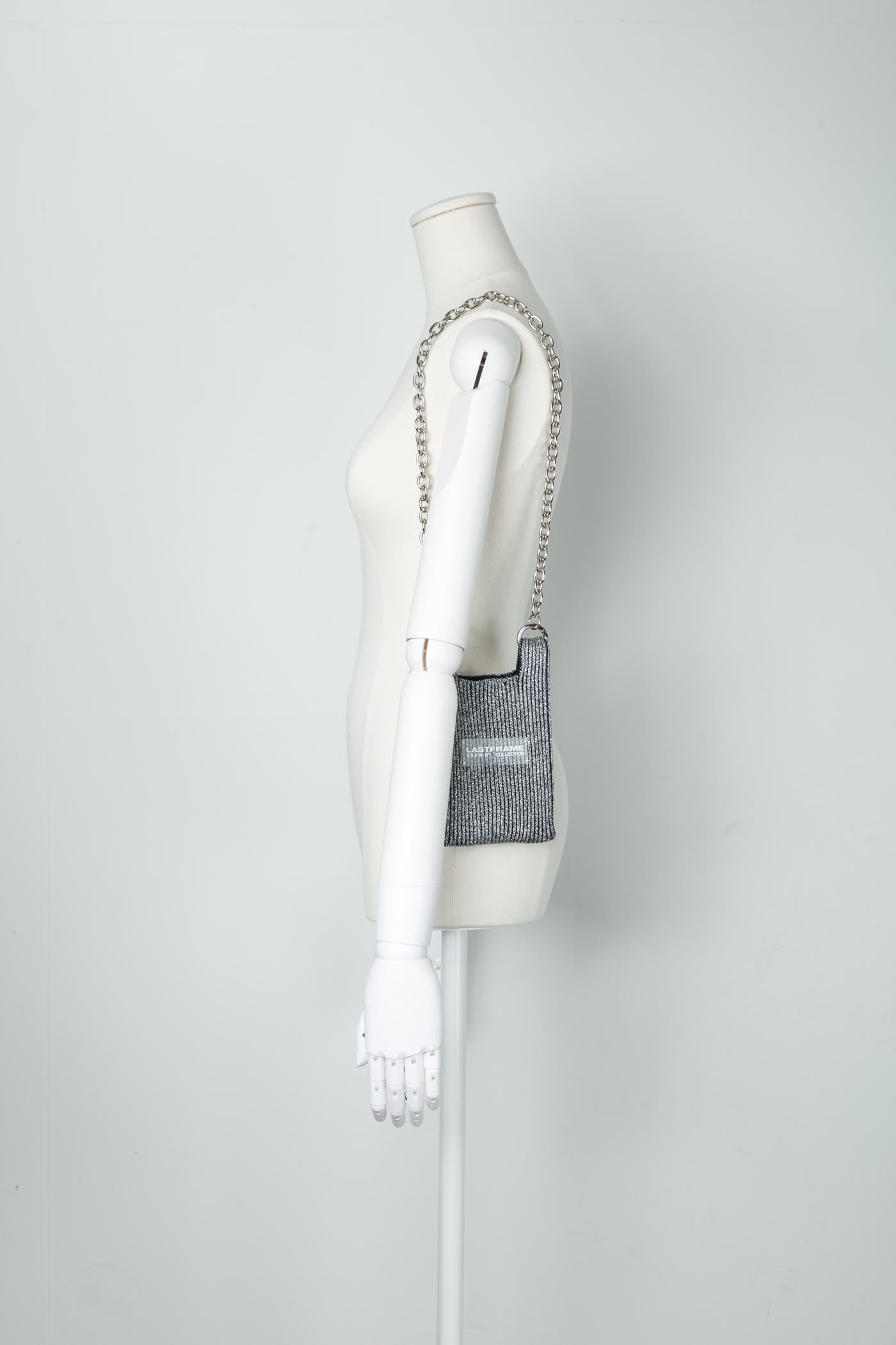 LASTFRAME LLIC MARKET BAG MICRO シルバー MARKET BAG MICRO / METALLIC D.Silver – LASTFRAME