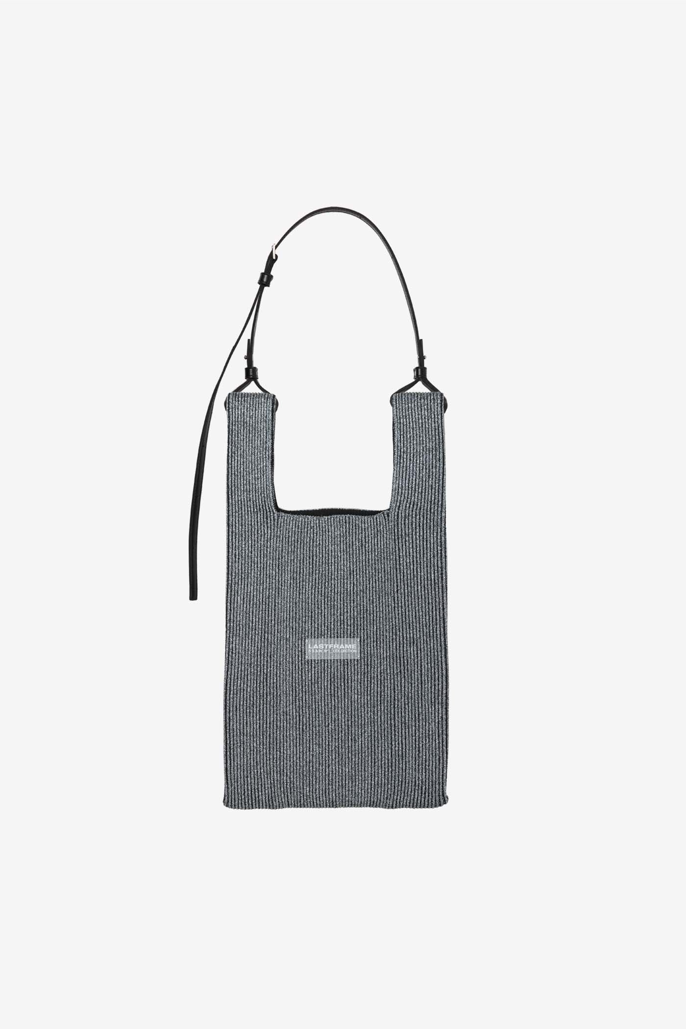 MARKET BAG MEDIUM / METALLIC D.Silver