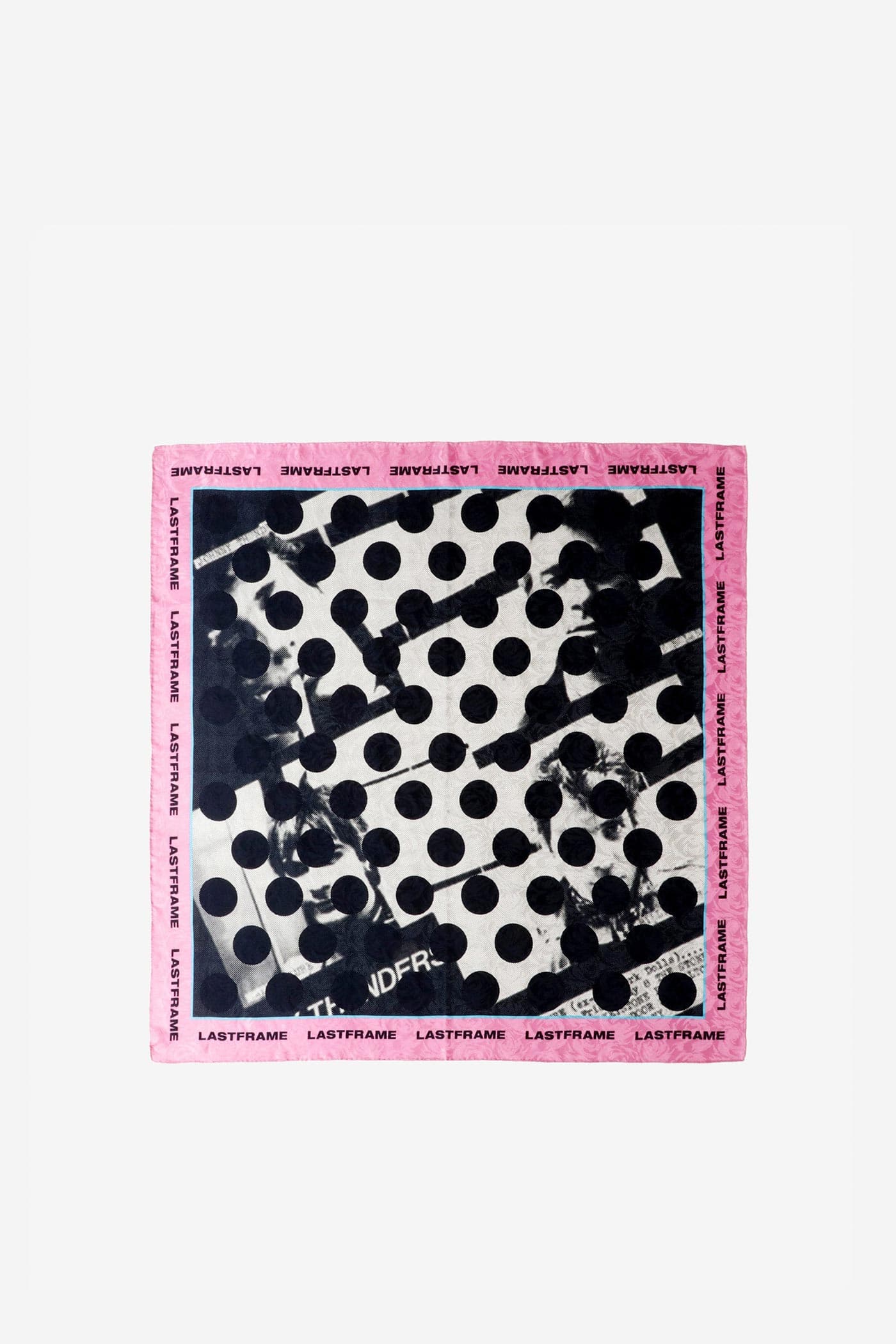 JT&TH SILK SCARF 90cm × 90cm / PINK