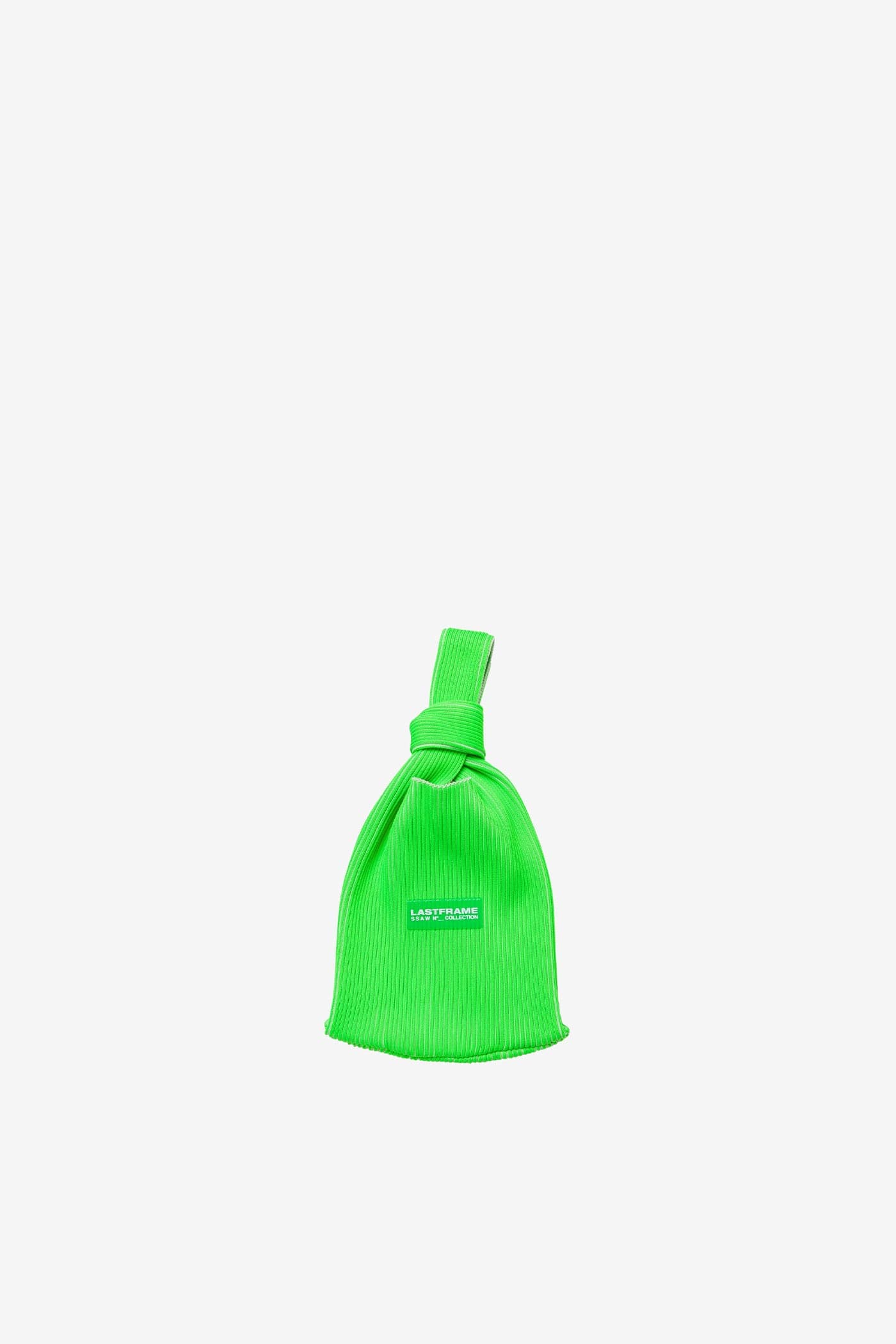 TWO TONE MARKET BAG SMALL / NEON GREEN × IVORY – LASTFRAME