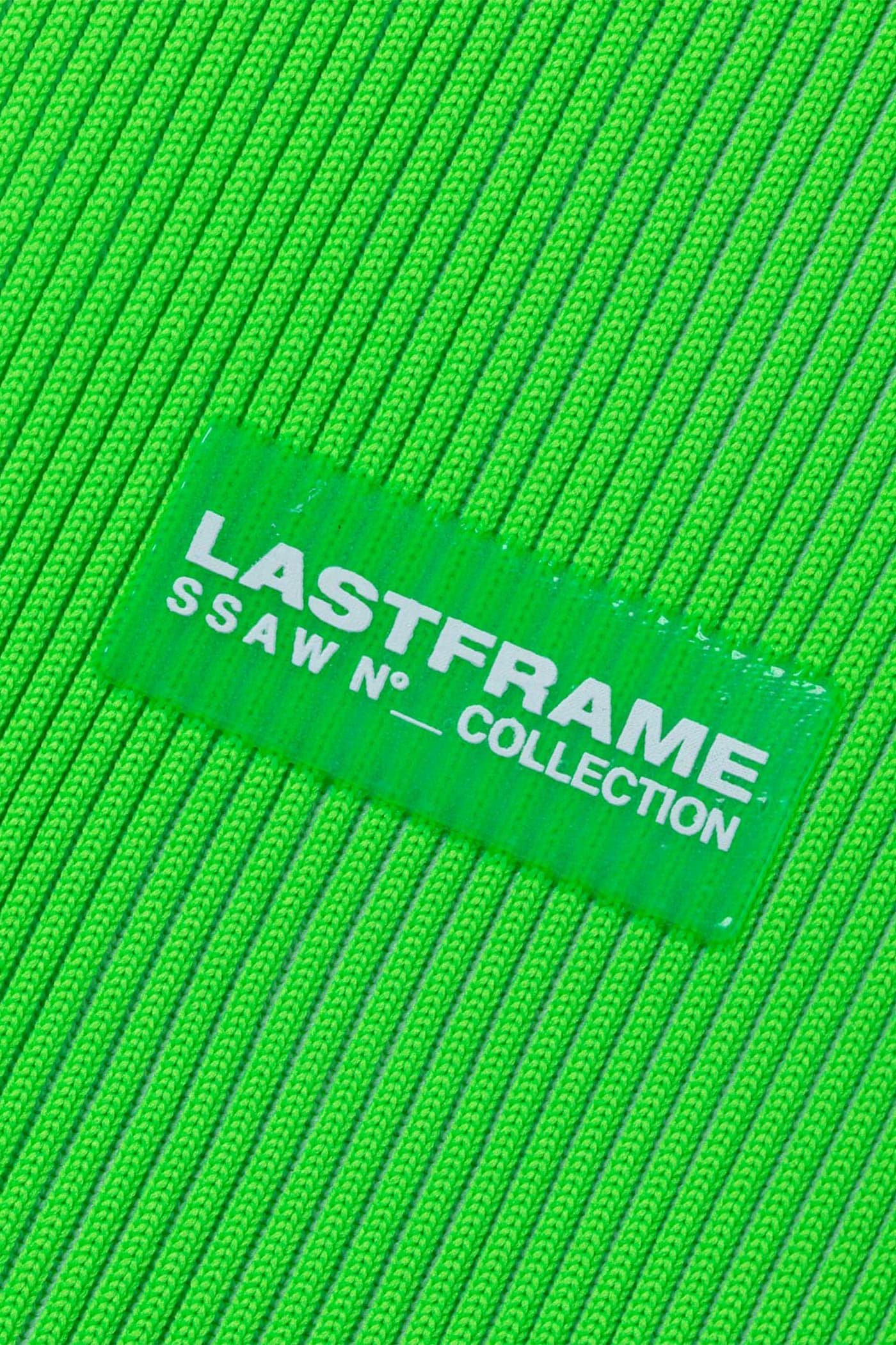 TWO TONE MARKET BAG SMALL / NEON GREEN × IVORY – LASTFRAME