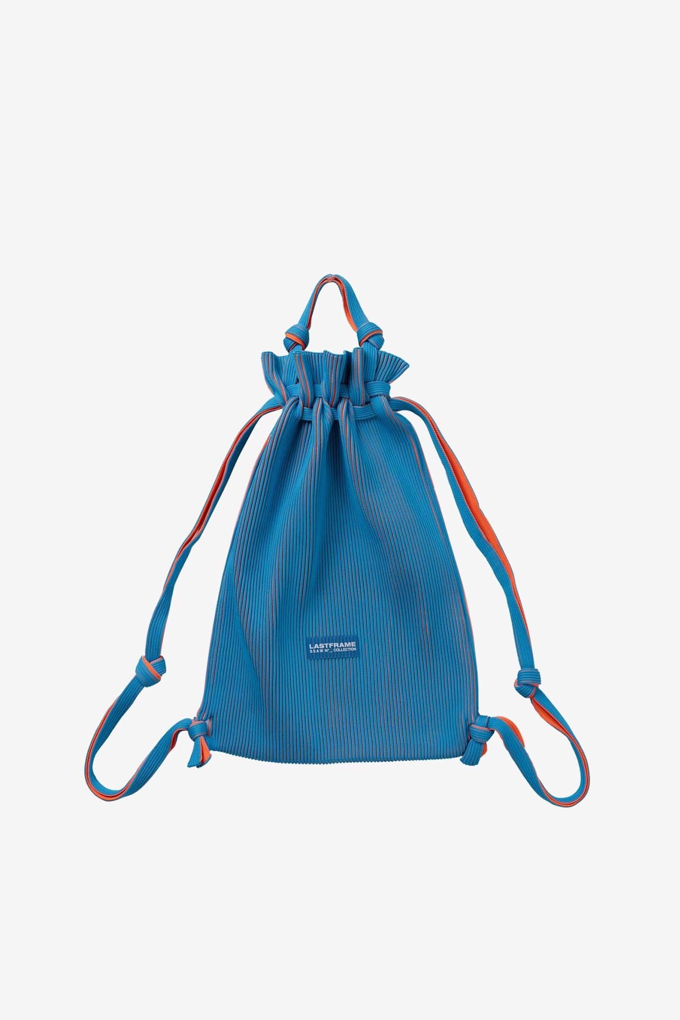 TWO TONE KNAPSACK / NEON BLUE × NEON ORANGE