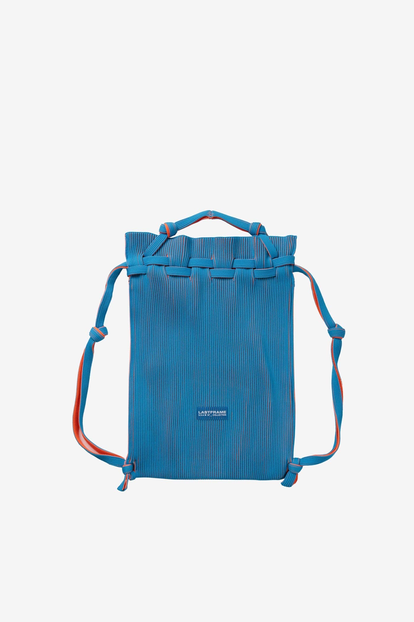 TWO TONE KNAPSACK / NEON BLUE × NEON ORANGE