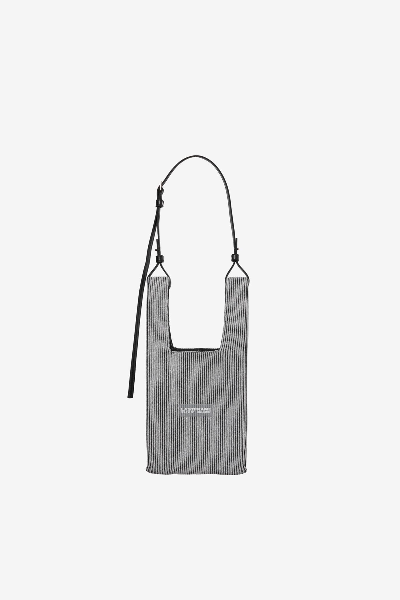 KYOTO METALLIC MARKET BAG SMALL / DARK SILVER × BLACK – LASTFRAME