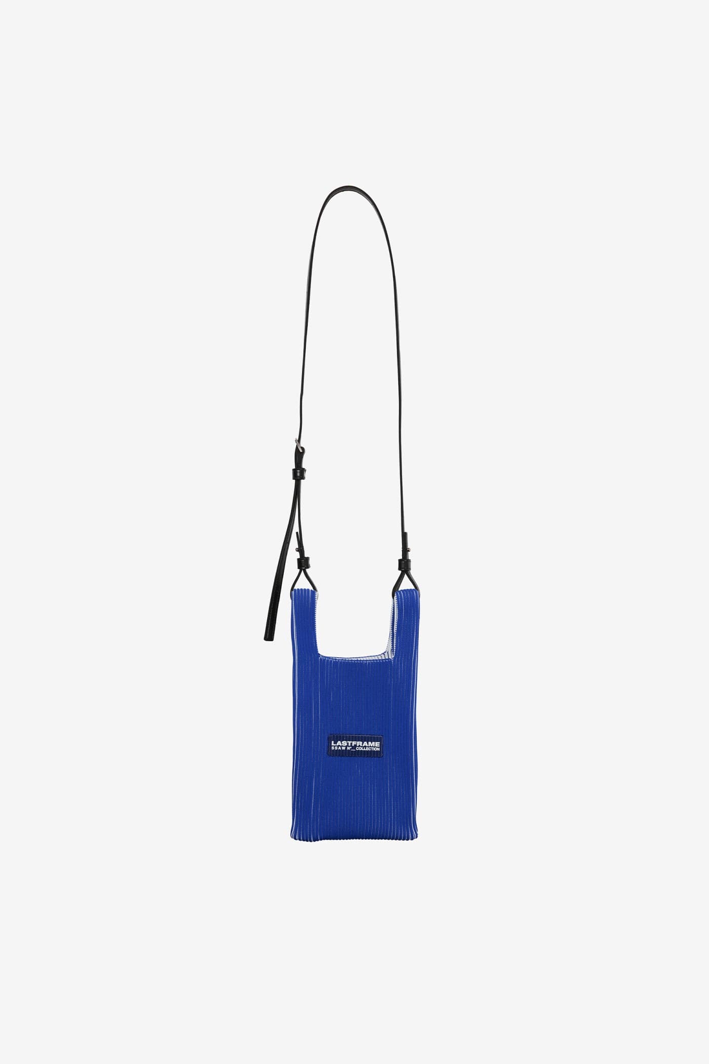 KASANE MARKET BAG MINI / BLUE × OFF WHITE