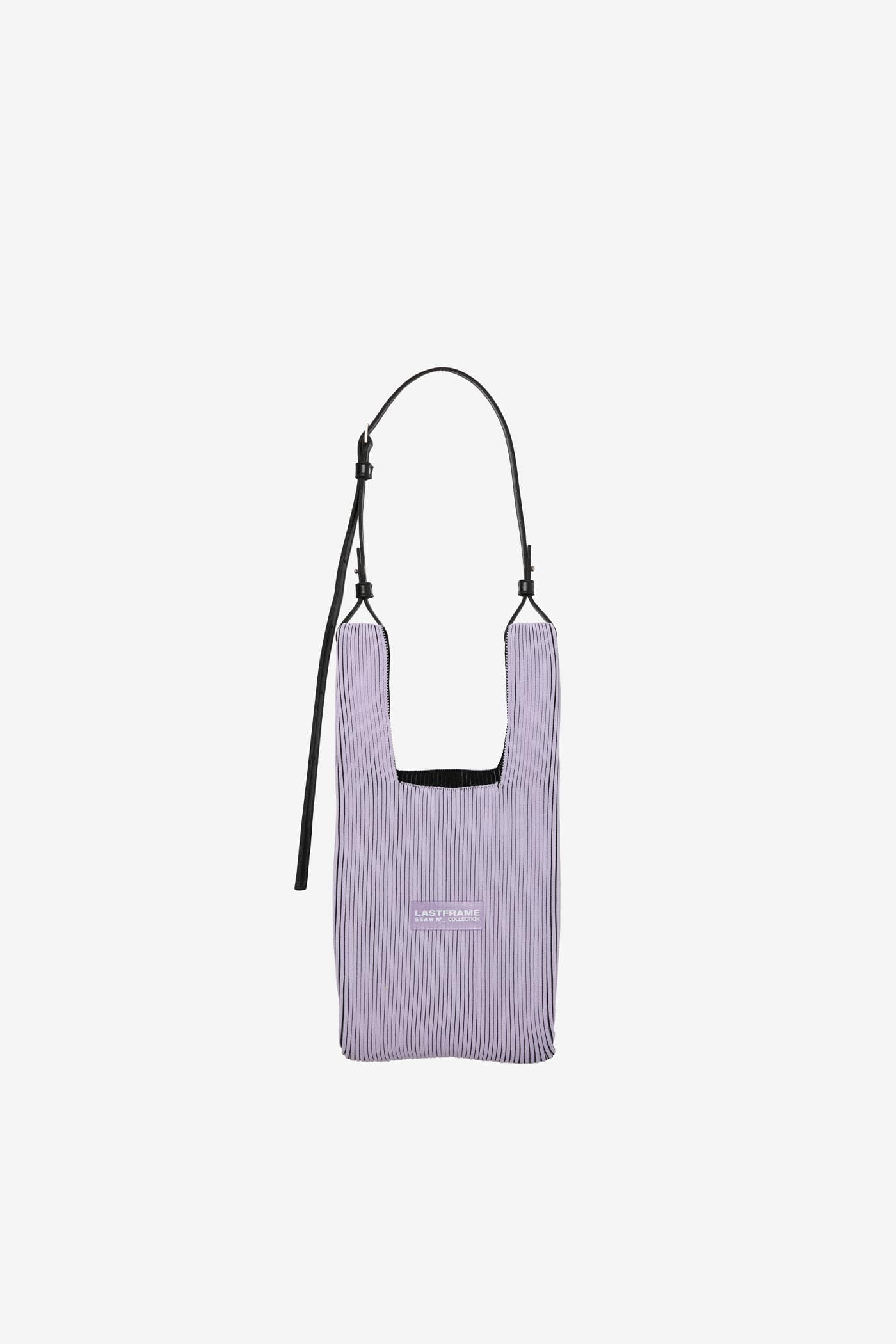 KASANE MARKET BAG SMALL / LAVENDER × BLACK