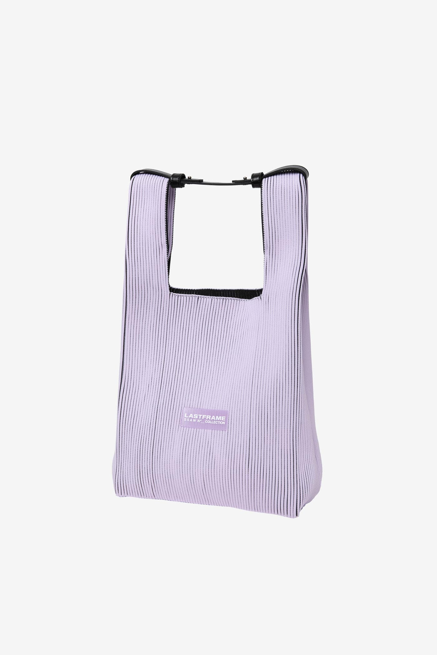 KASANE OKAMOCHI BAG MEDIUM / LAVENDER × BLACK