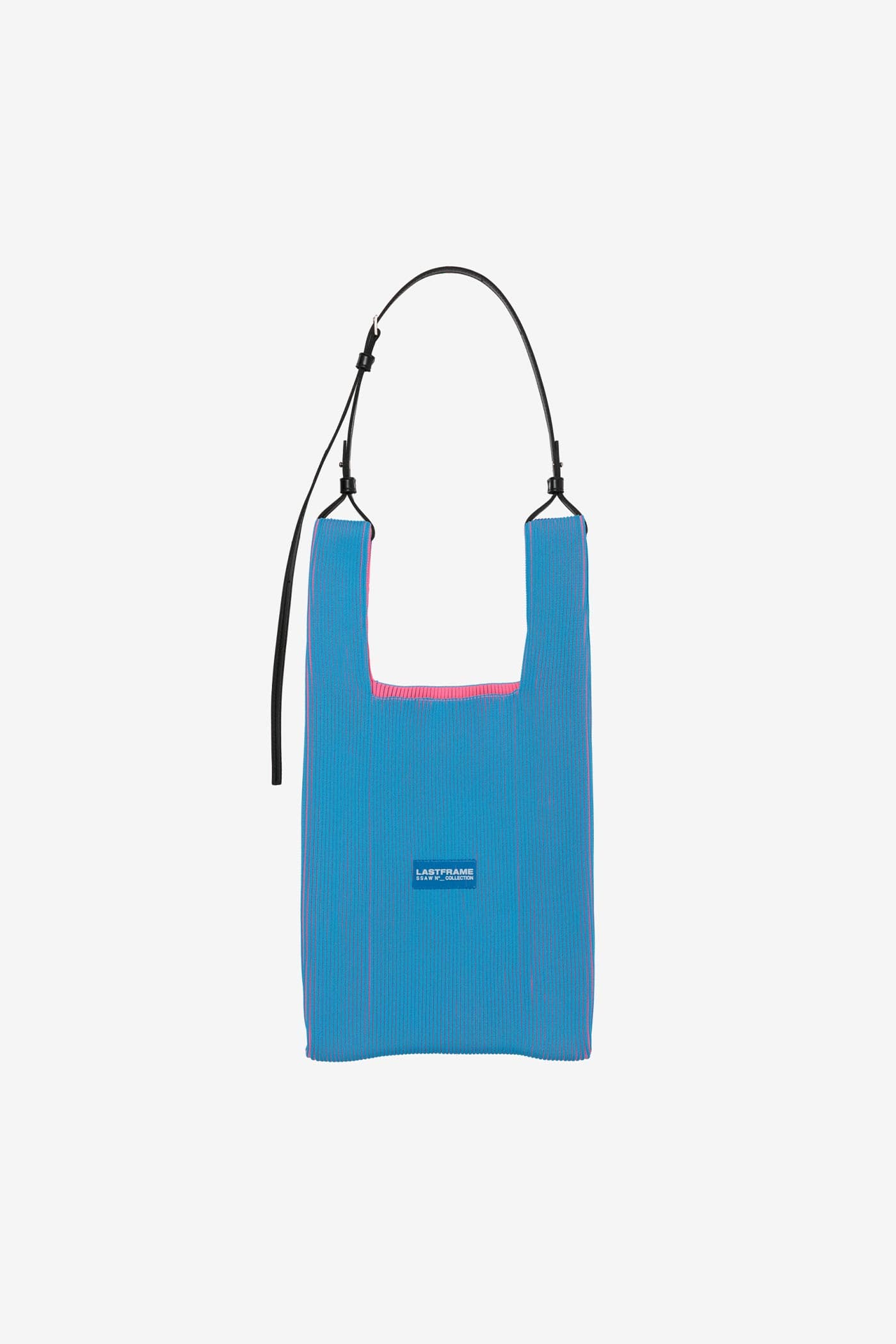 KASANE MARKET BAG MEDIUM / NEON BLUE × NEON PINK