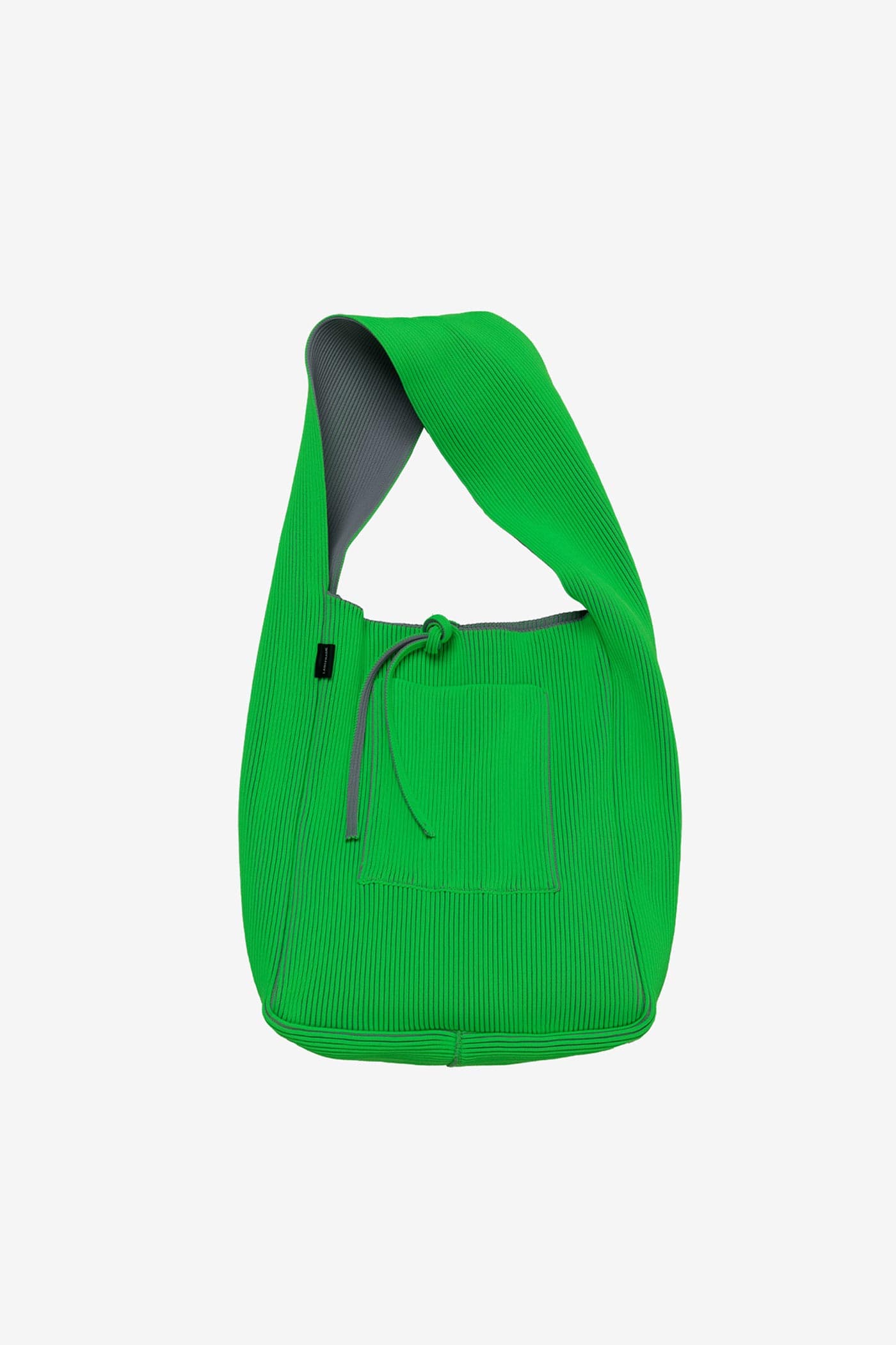 KASANE REVERSIBLE TASUKI TOTE / GRAY × NEON GREEN