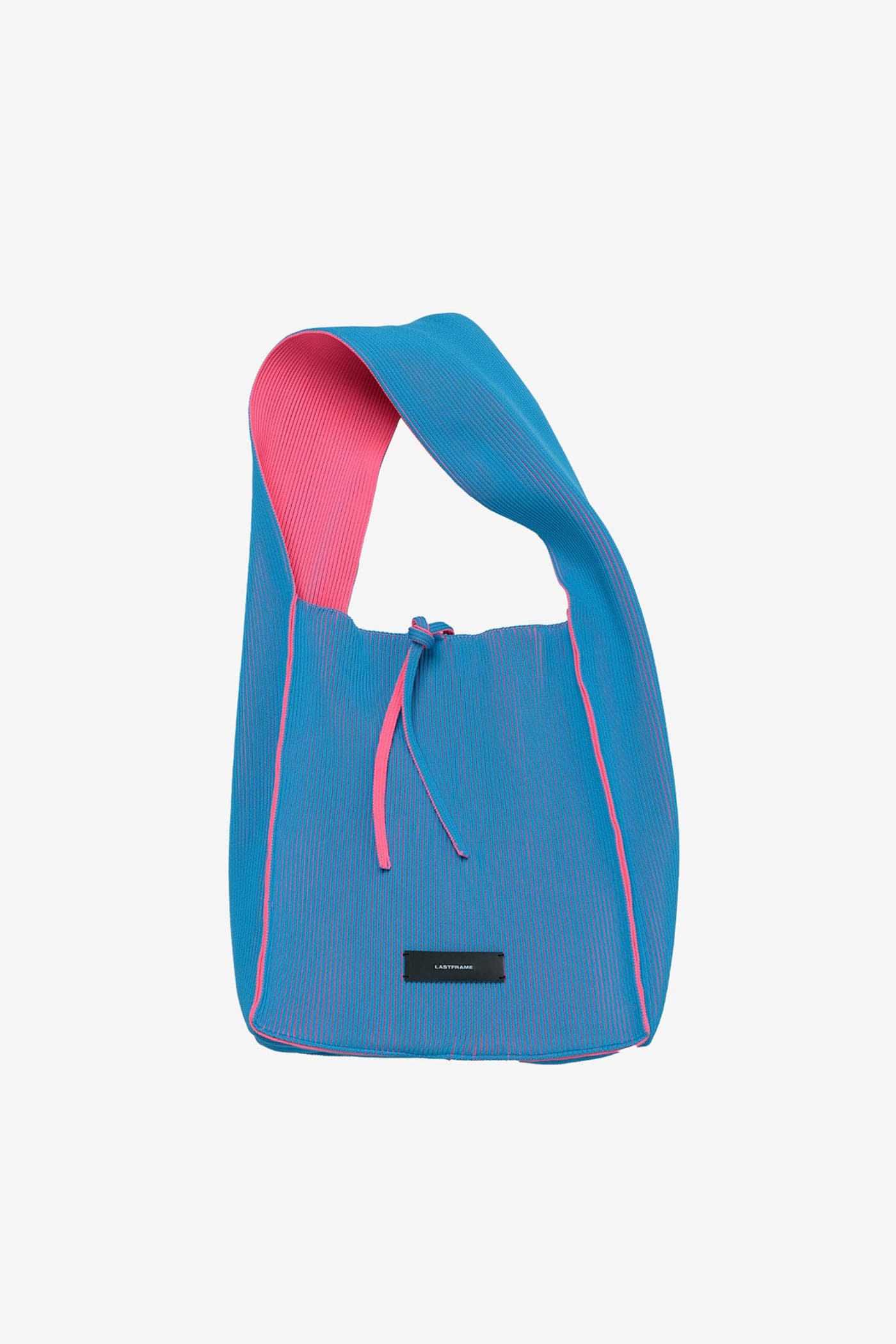 KASANE REVERSIBLE TASUKI TOTE / NEON BLUE × NEON PINK