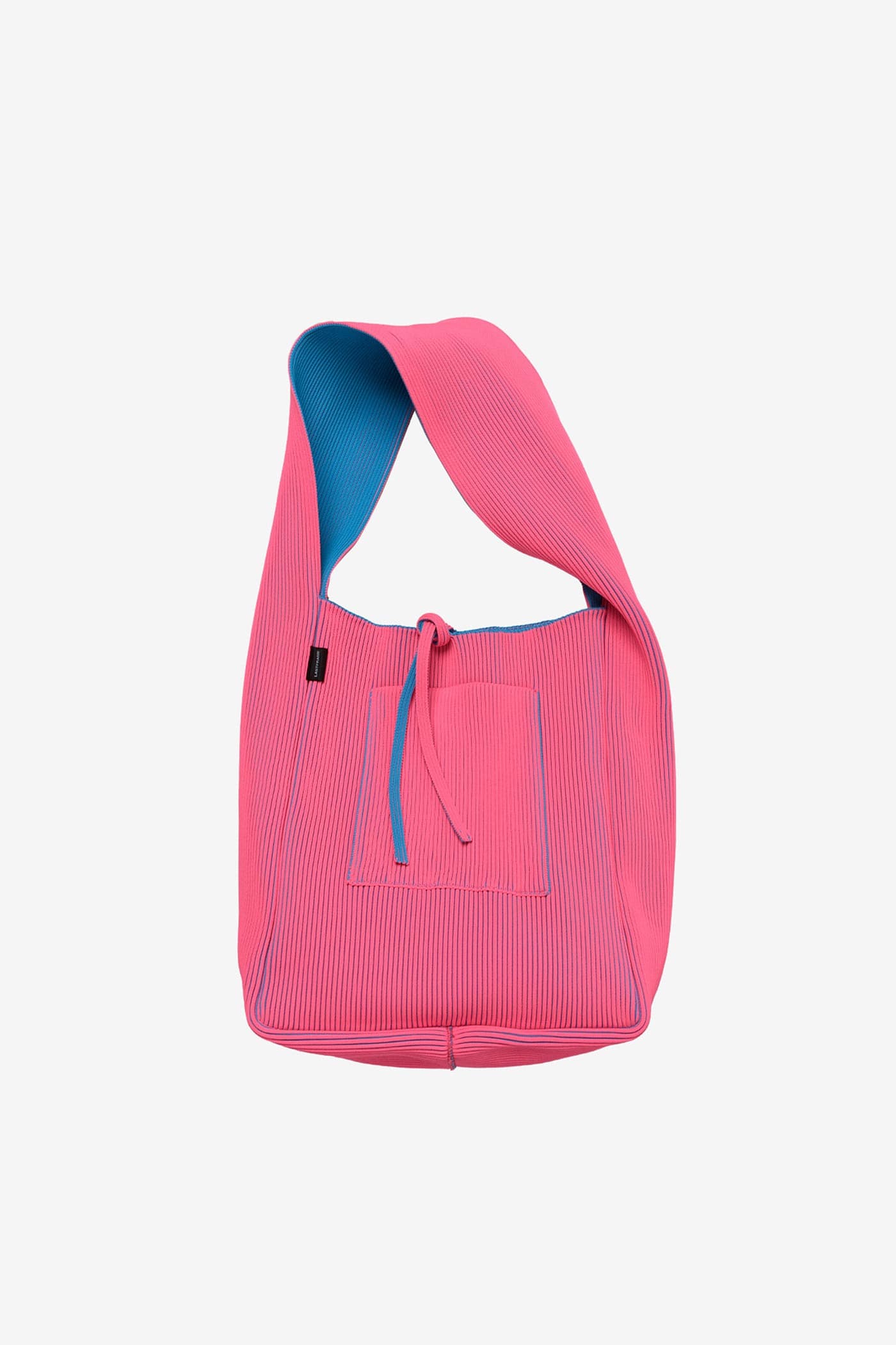 KASANE REVERSIBLE TASUKI TOTE / NEON BLUE × NEON PINK