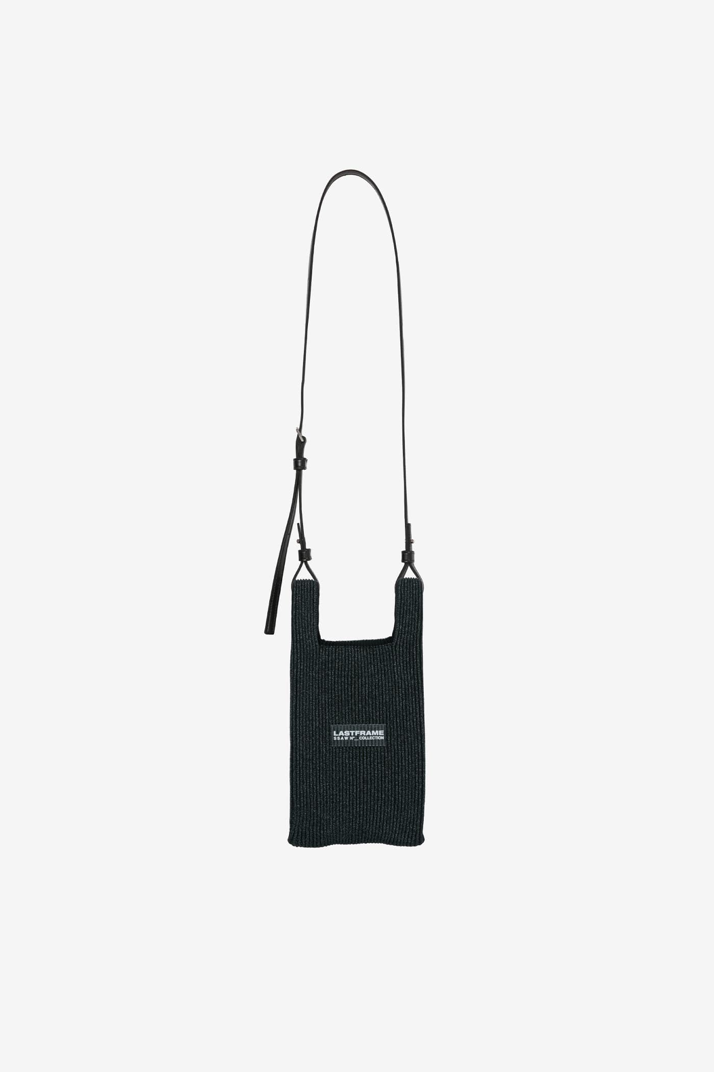 KYOTO METALLIC MARKET BAG MINI / CHARCOAL GRAY