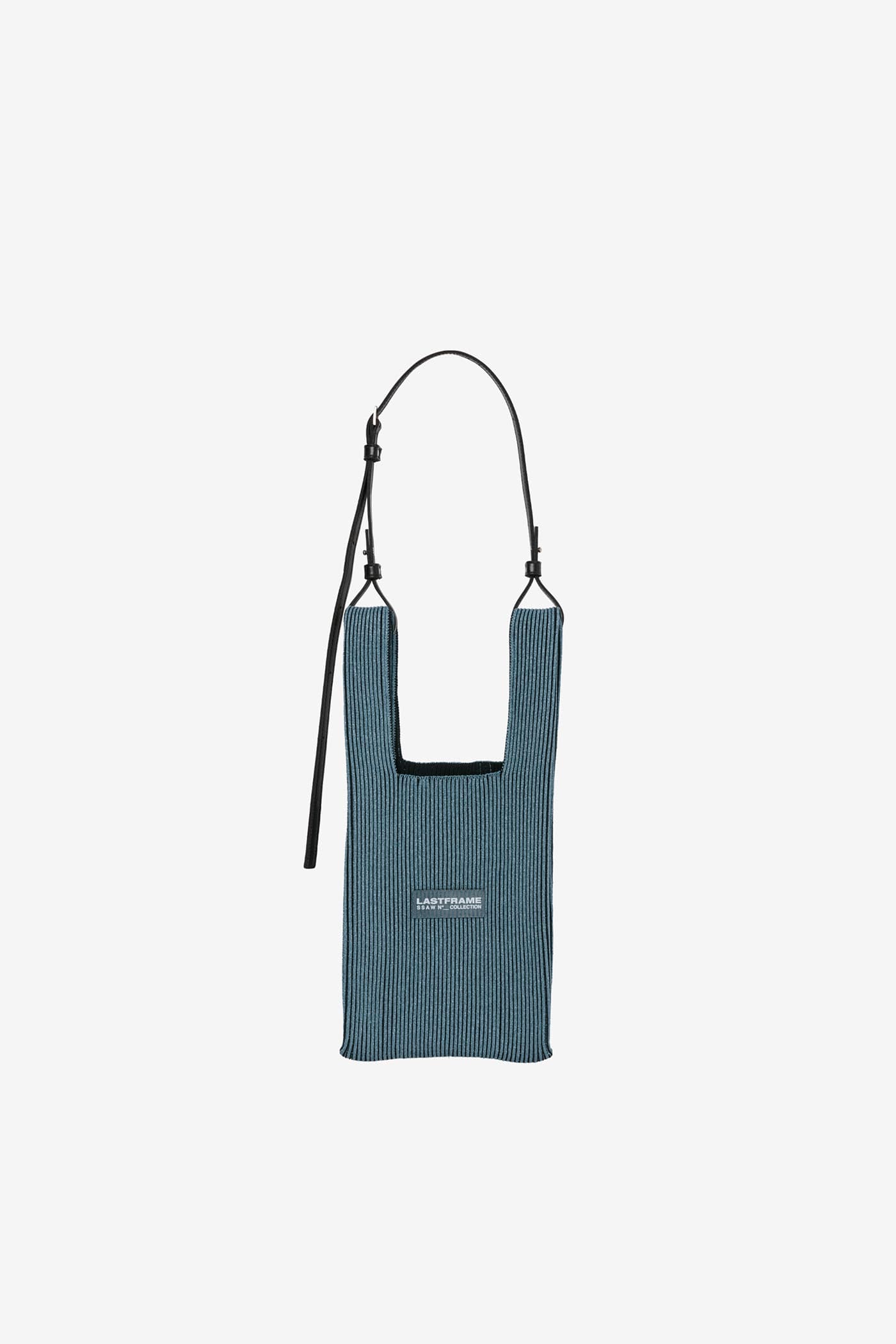 KYOTO METALLIC MARKET BAG SMALL / PALE BLUE