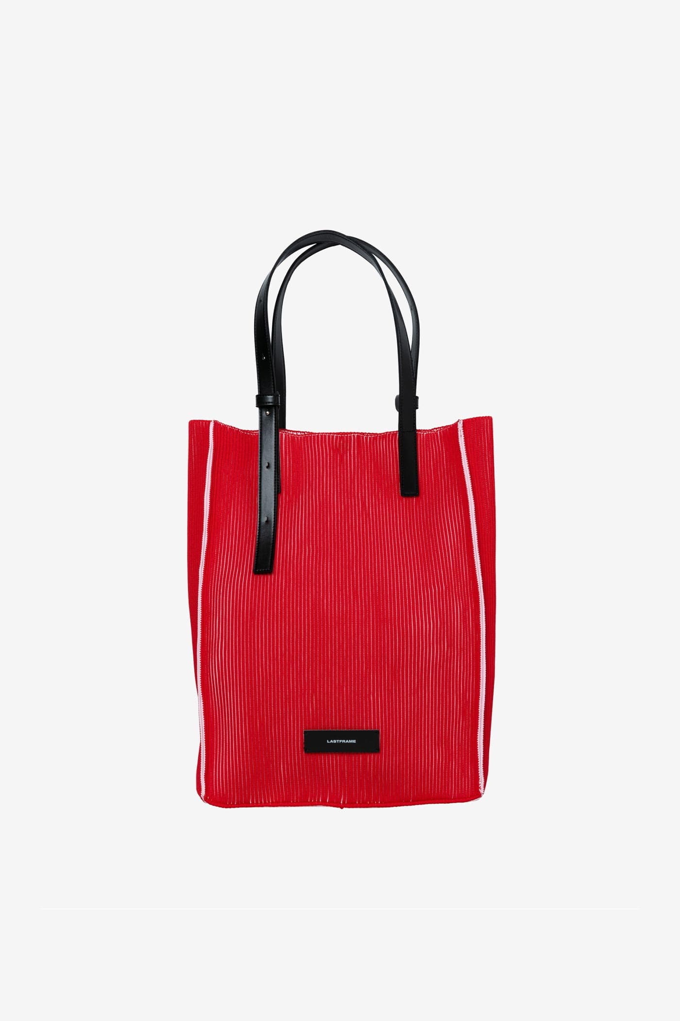 KASANE TOTE / RED × LIGHT PINK