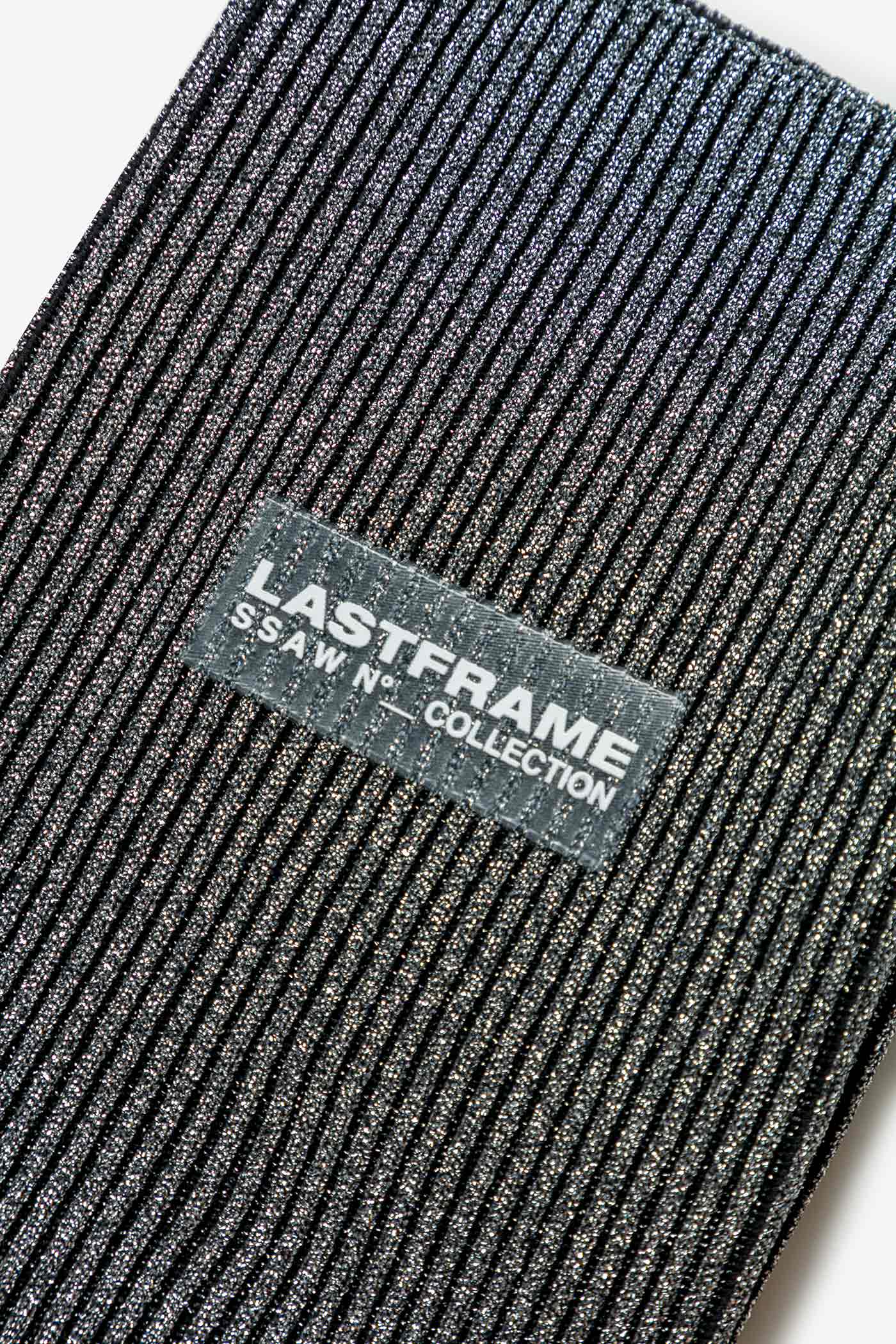 KYOTO METALLIC MARKET BAG MICRO / DARK SILVER × BLACK