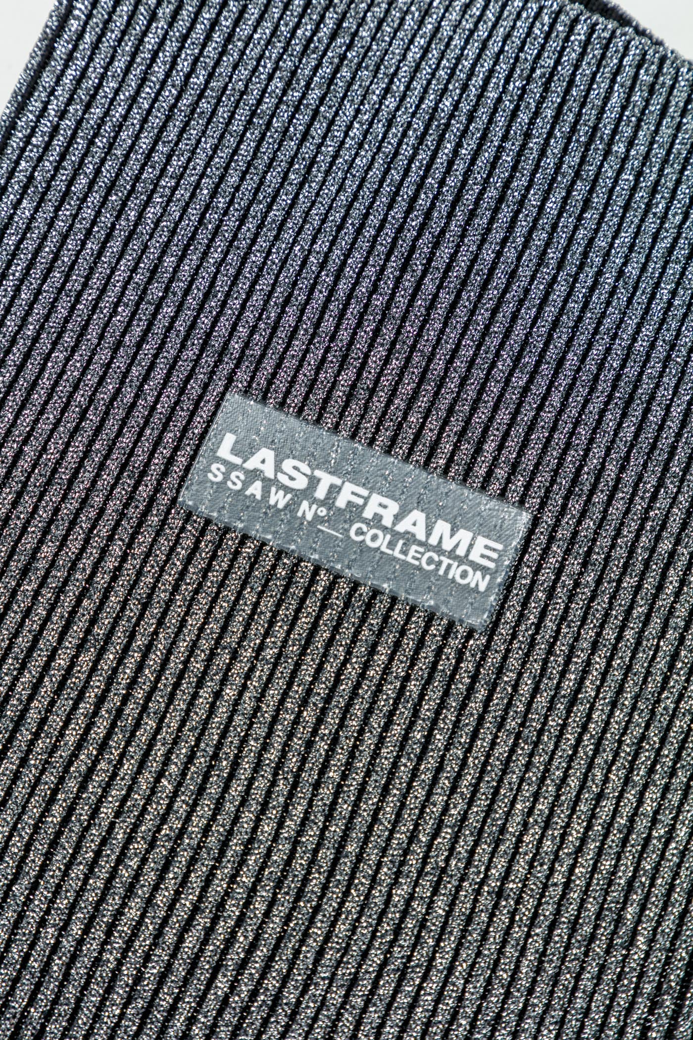 KYOTO METALLIC MARKET BAG SMALL / DARK SILVER × BLACK – LASTFRAME