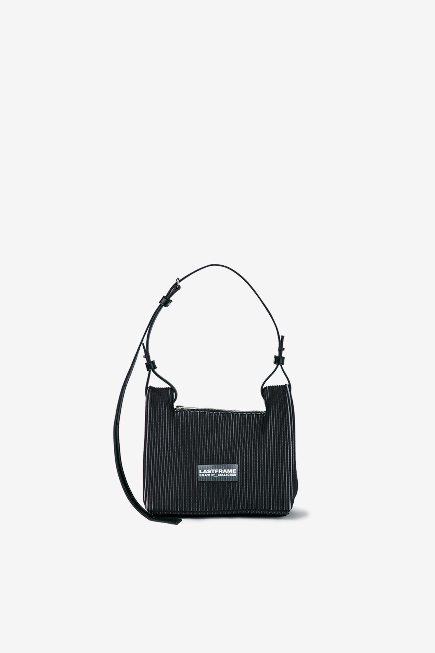 WRAP BAG SMALL / BLACK × IVORY
