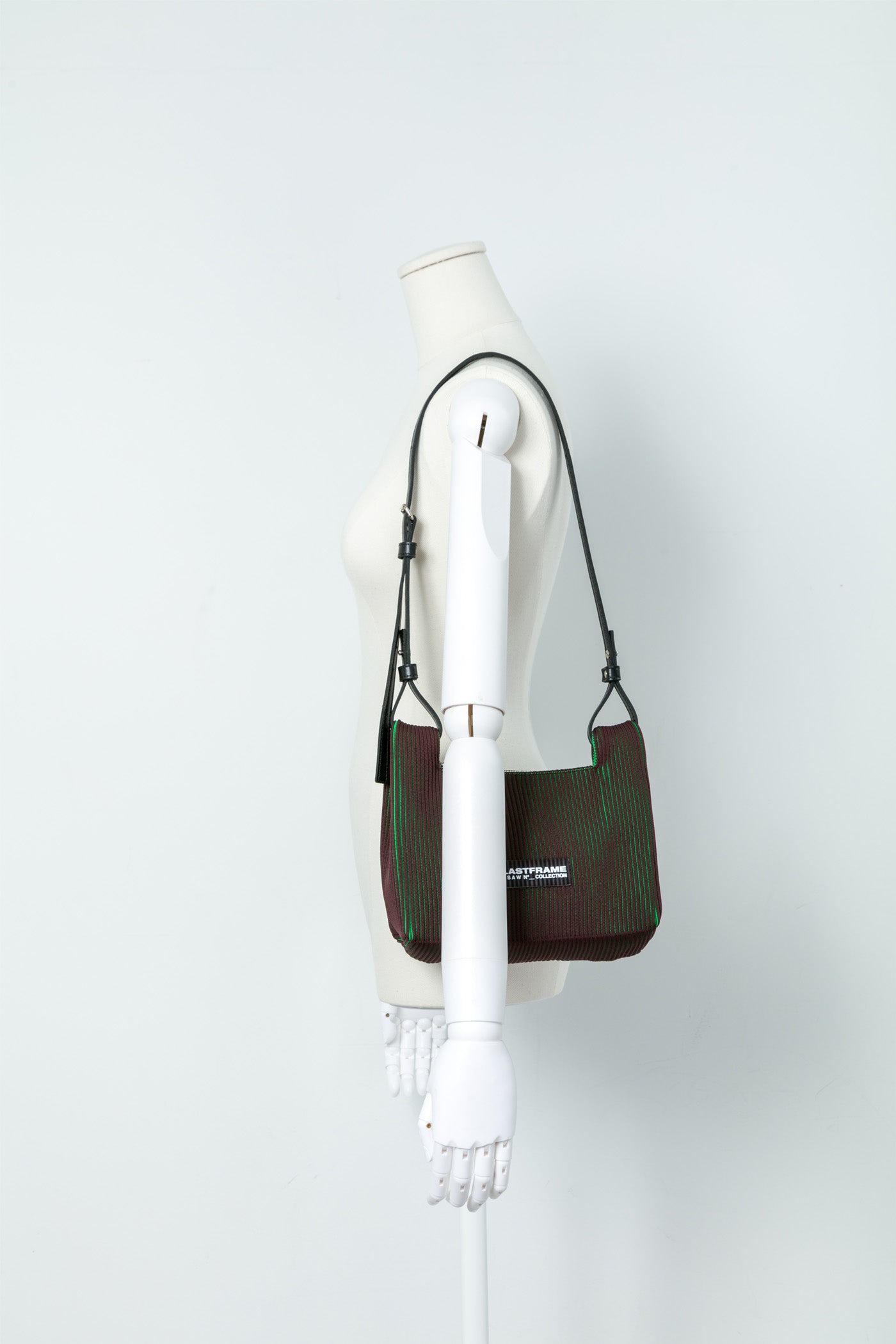 WRAP BAG SMALL / BROWN × GREEN