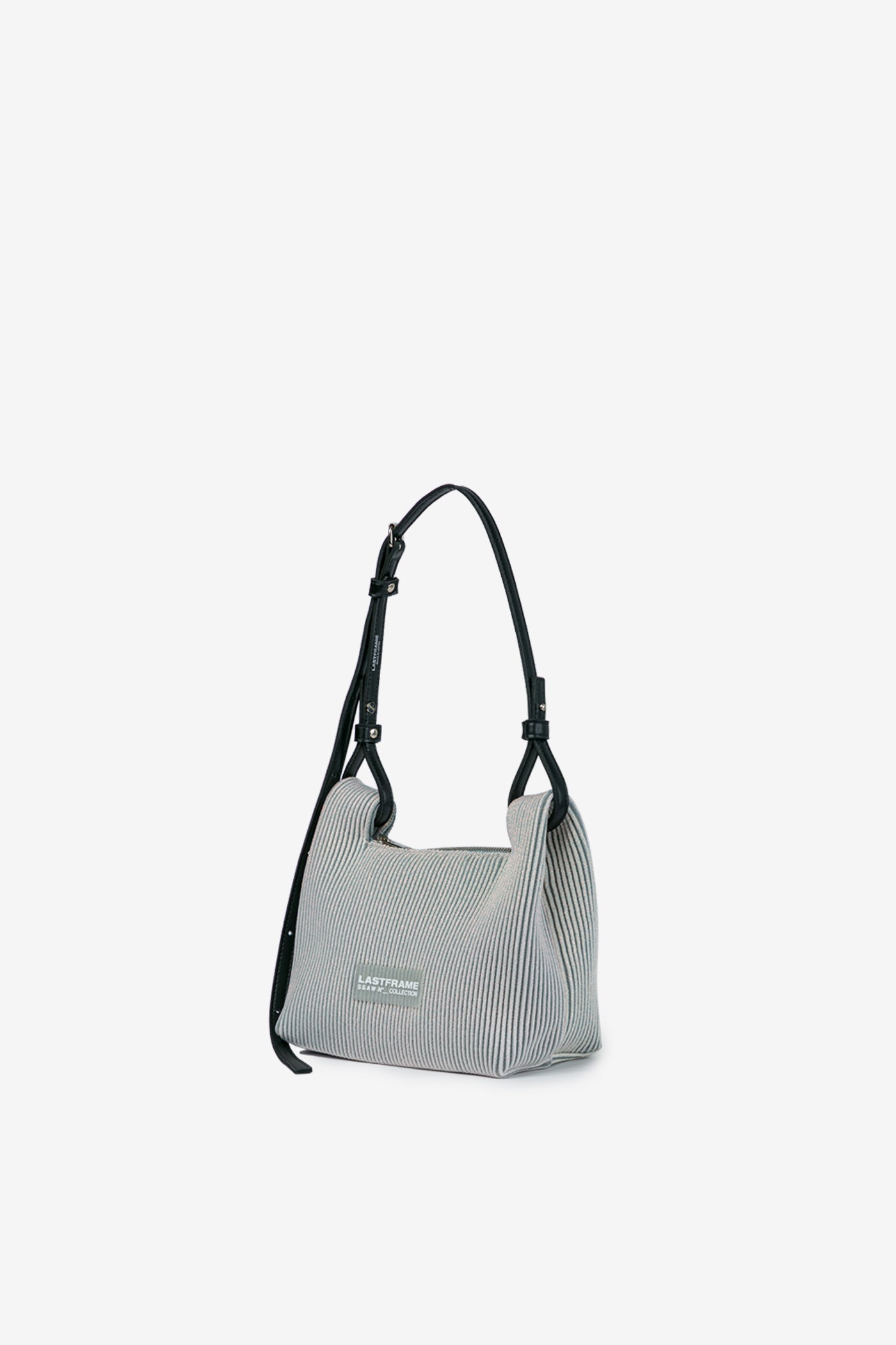 KYOTO METALLIC WRAP BAG SMALL / HOLOGRAM × GRAY