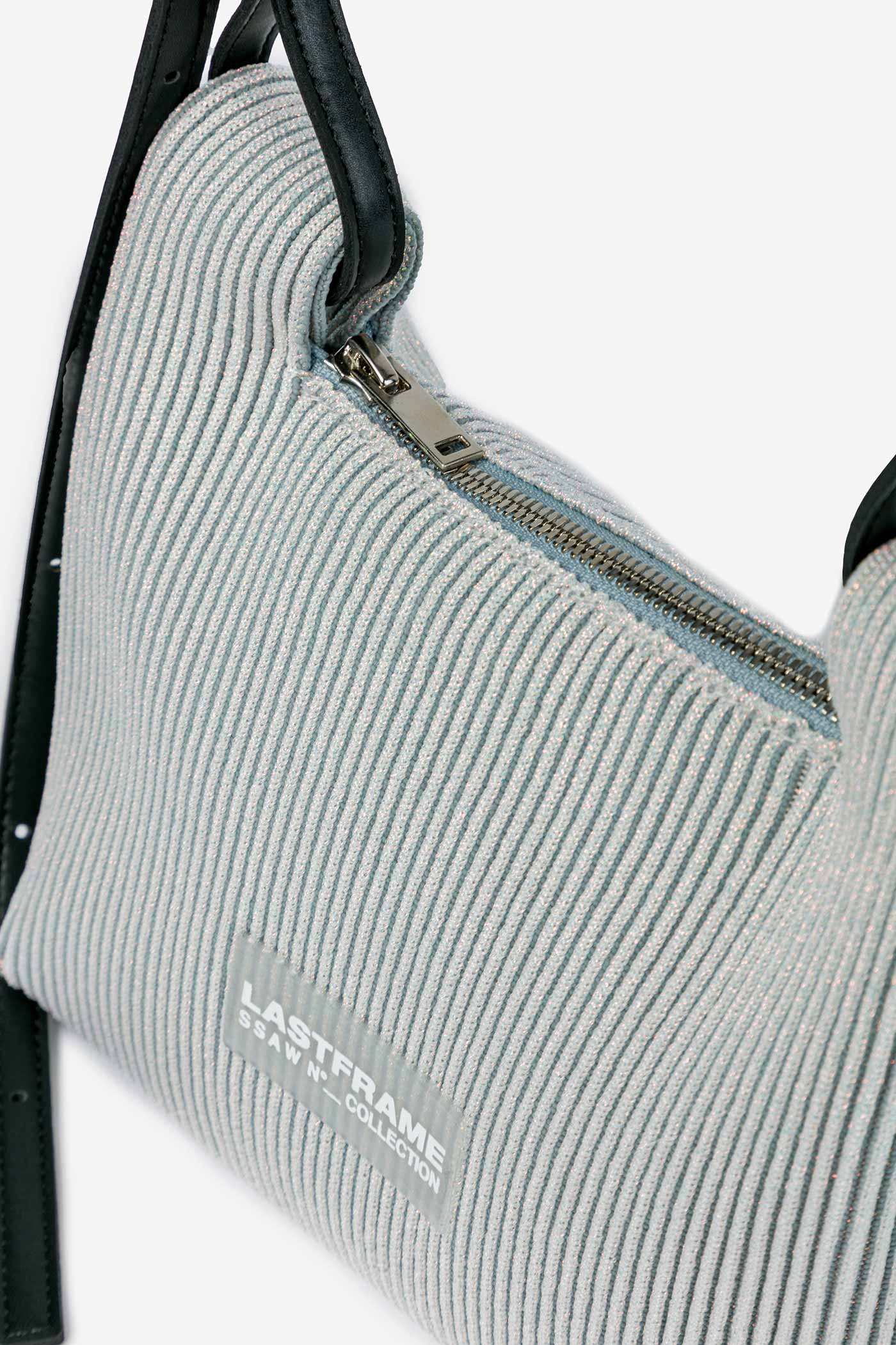 KYOTO METALLIC WRAP BAG SMALL / HOLOGRAM × GRAY