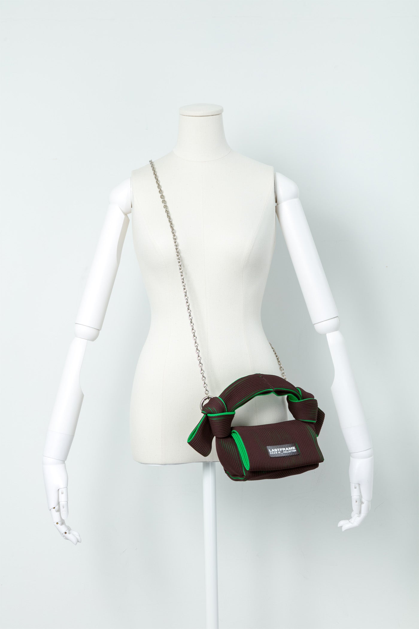 OBI BAG MINI / BROWN × GREEN
