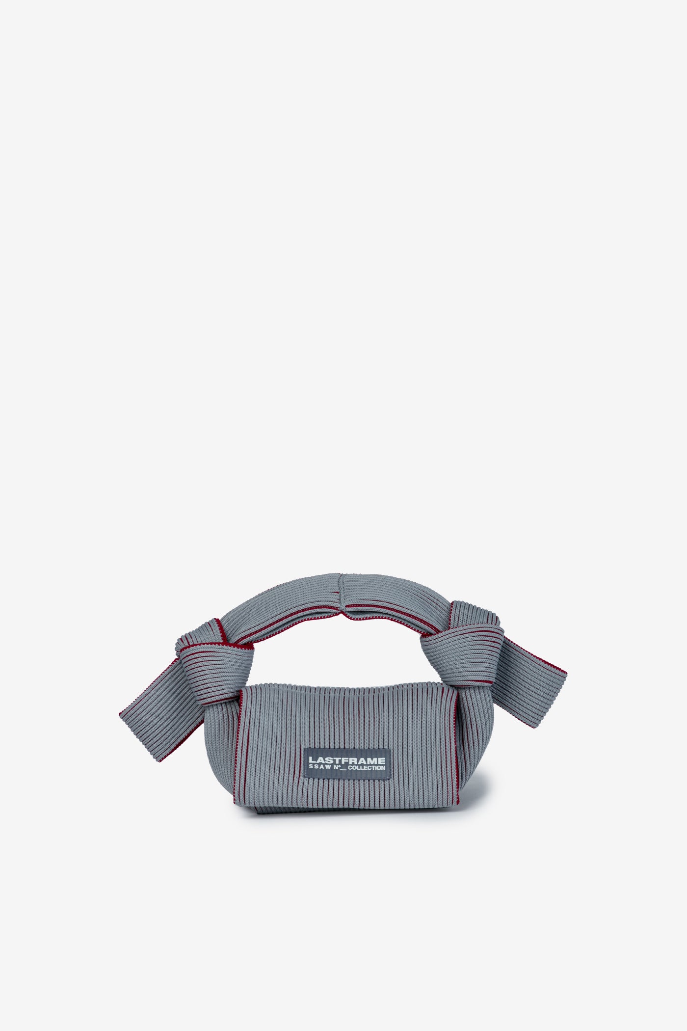 OBI BAG MINI / GRAY × BURGUNDY