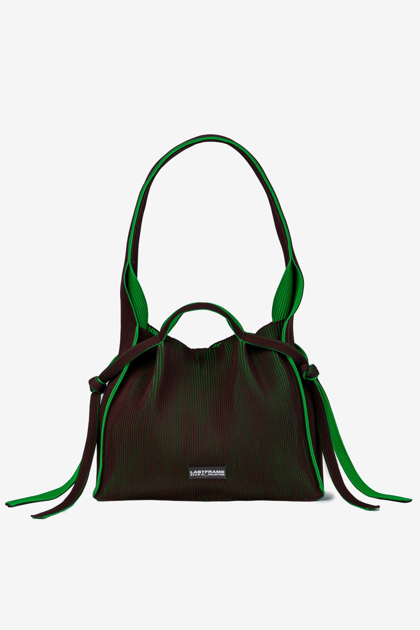 HINEMOSU TOTE / BROWN × GREEN