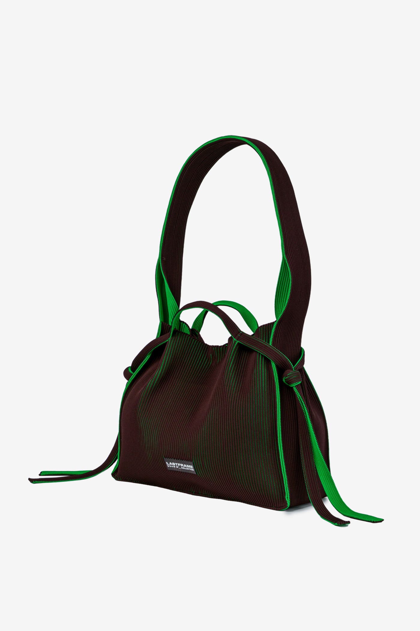 HINEMOSU TOTE / BROWN × GREEN