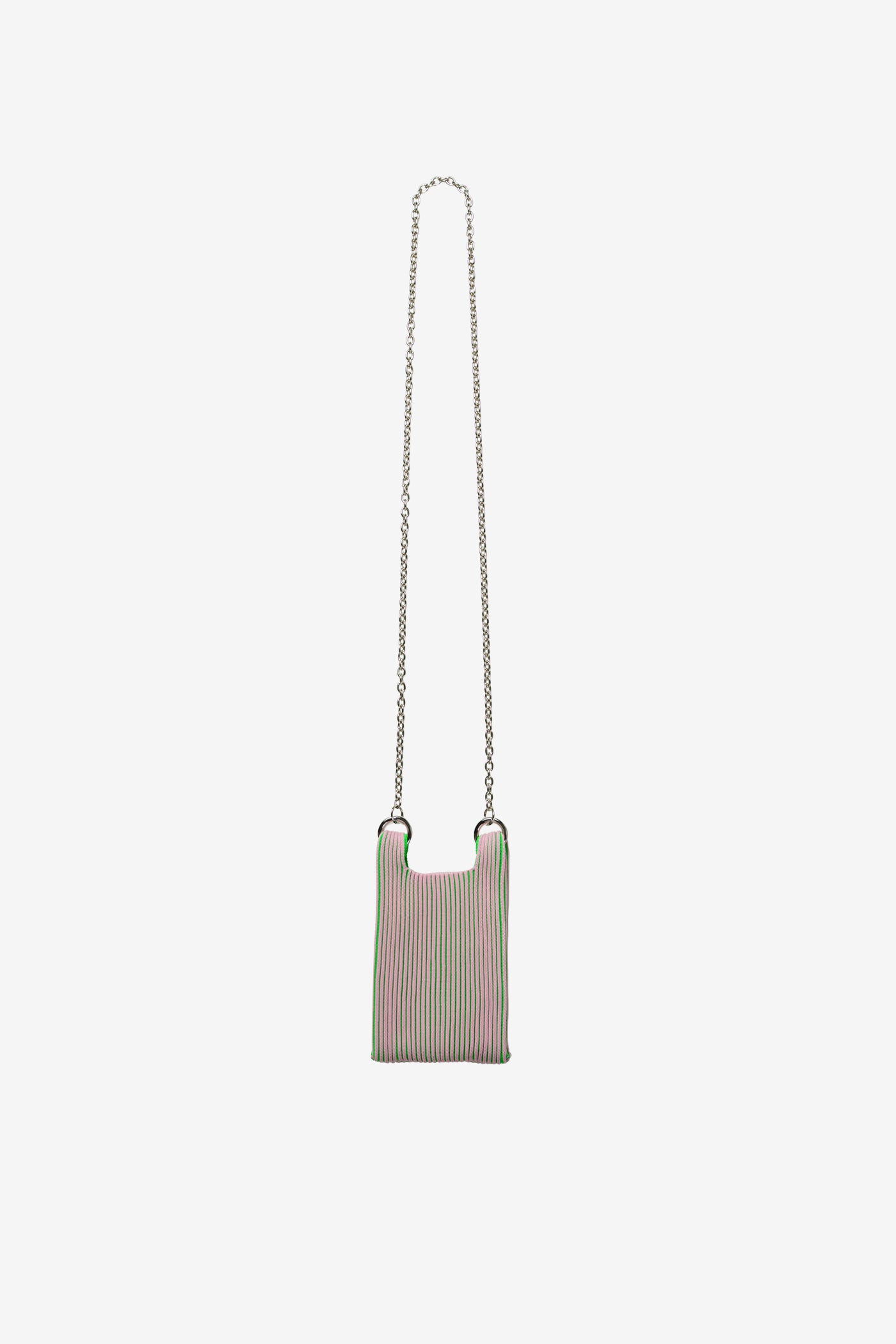KASANE MARKET BAG MICRO / LIGHT PINK × NEON GREEN