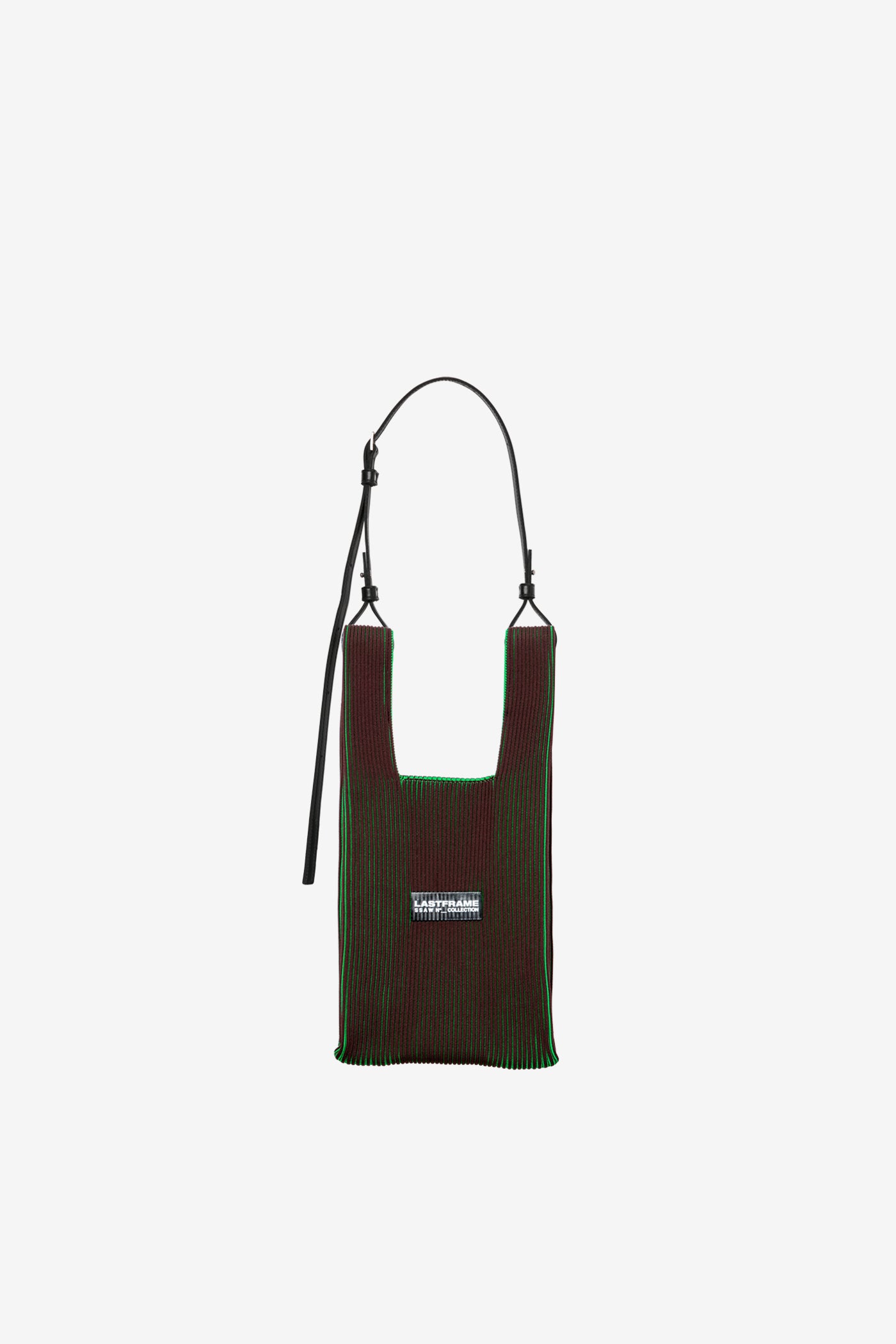 KASANE MARKET BAG SMALL / BROWN × GREEN