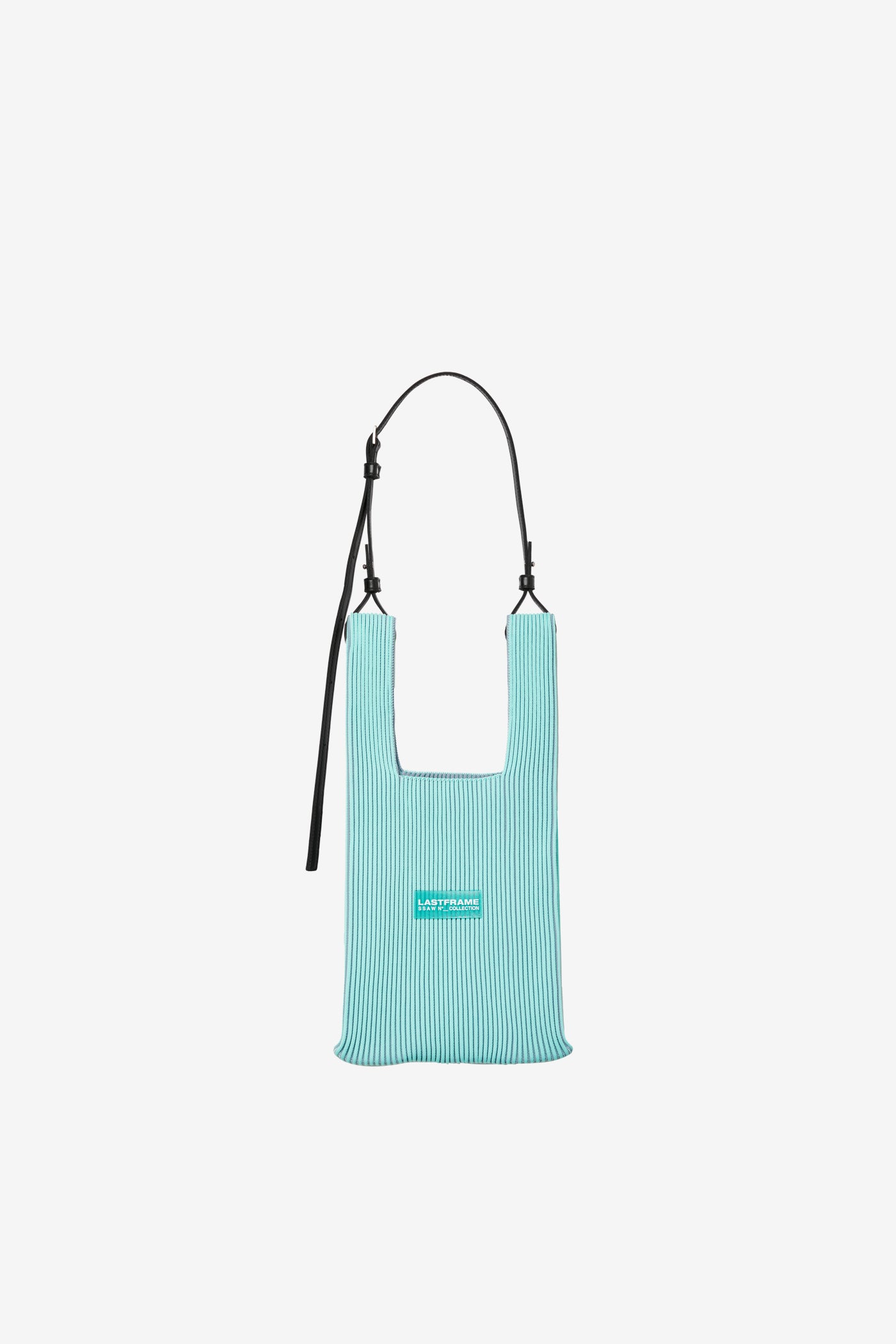 KASANE MARKET BAG SMALL / MINT GREEN × GRAY