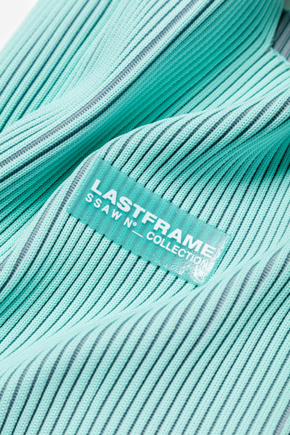 KASANE MARKET BAG SMALL / MINT GREEN × GRAY