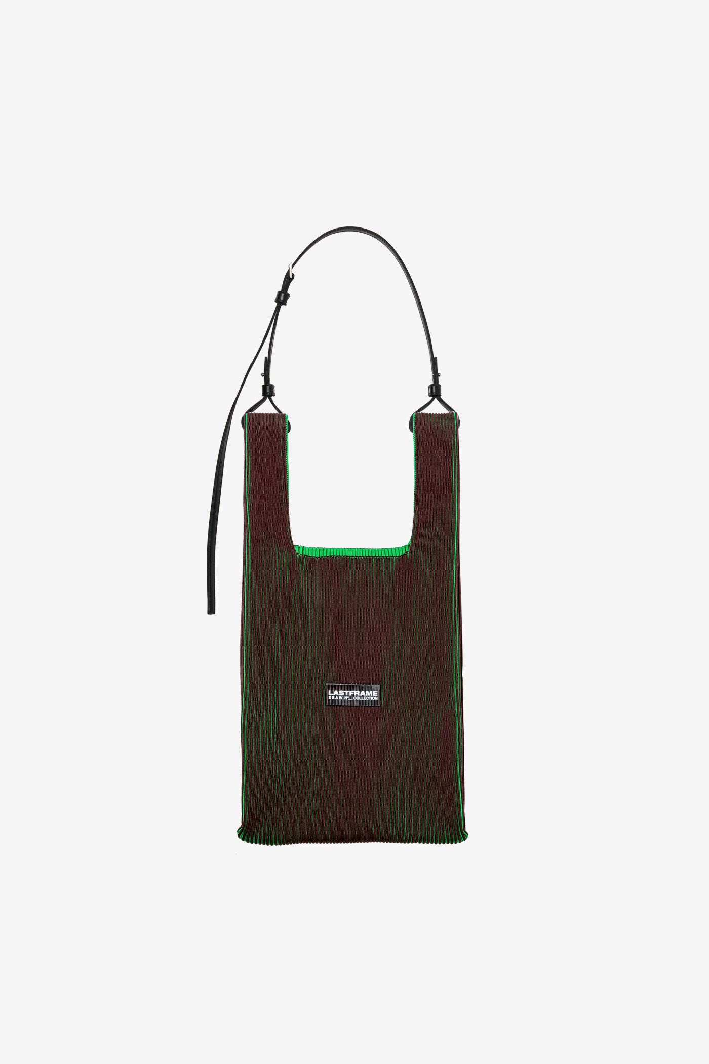 KASANE MARKET BAG MEDIUM / BROWN × GREEN