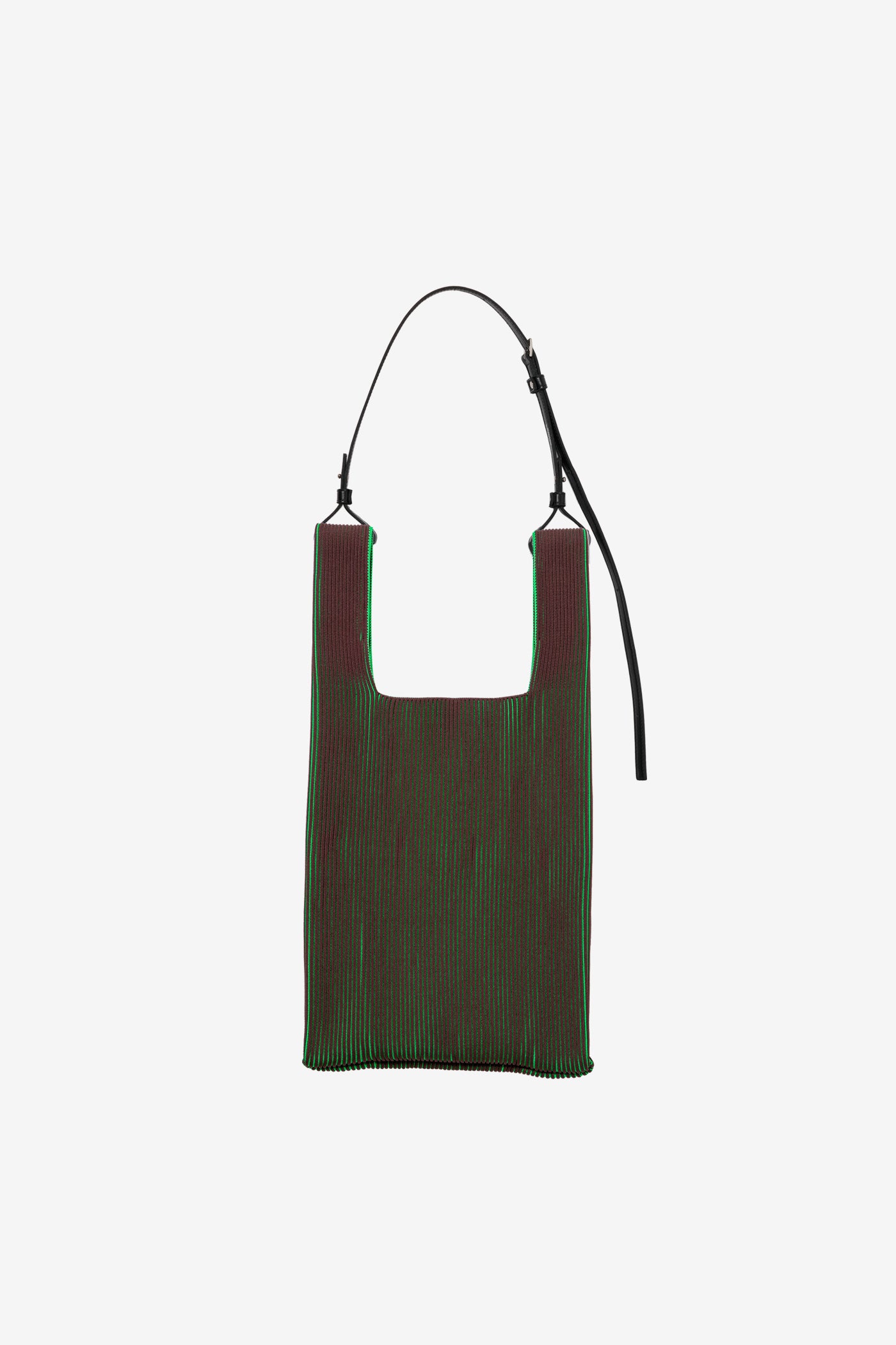 KASANE MARKET BAG MEDIUM / BROWN × GREEN