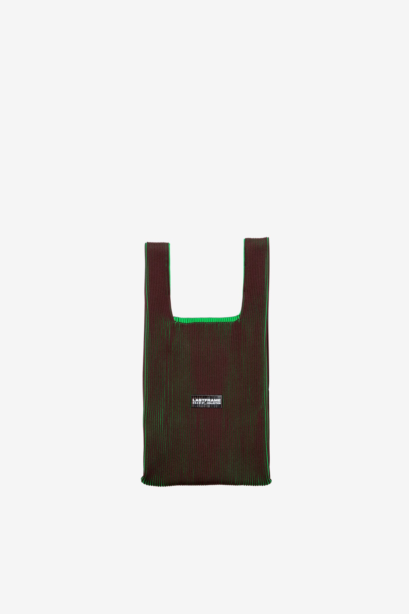 KASANE MARKET BAG MEDIUM / BROWN × GREEN