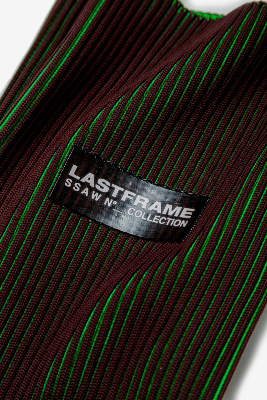 KASANE MARKET BAG MINI (STRAP) / BROWN × GREEN