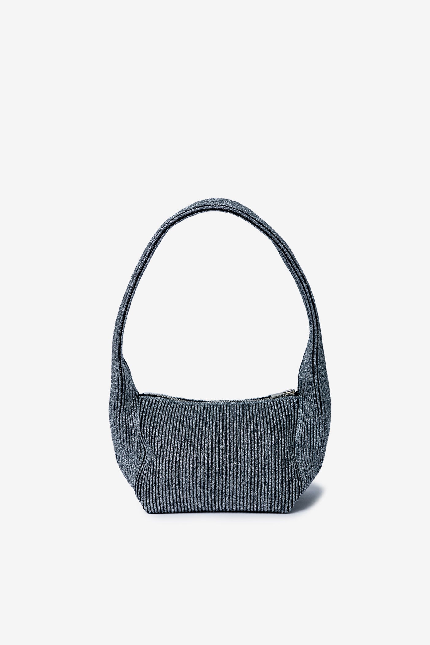 KYOTO METALLIC HANAKAGO BAG / DARK SILVER × BLACK