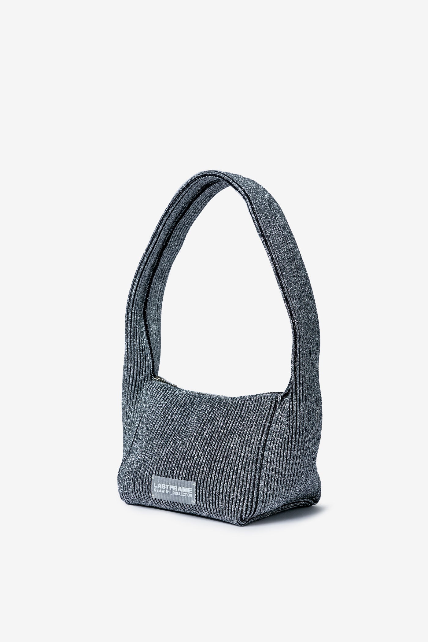 KYOTO METALLIC HANAKAGO BAG / DARK SILVER × BLACK