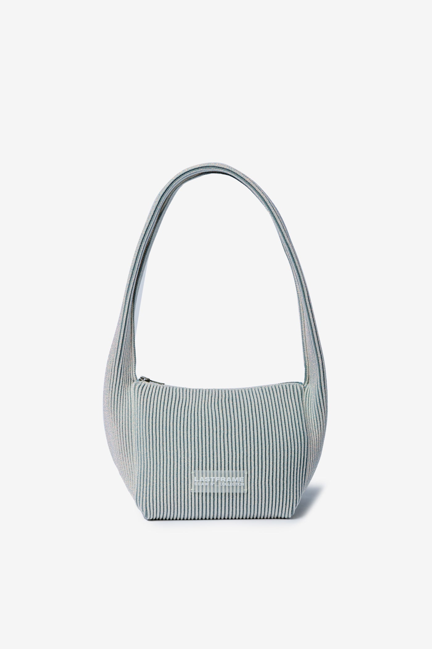 KYOTO METALLIC HANAKAGO BAG / HOLOGRAM × GRAY