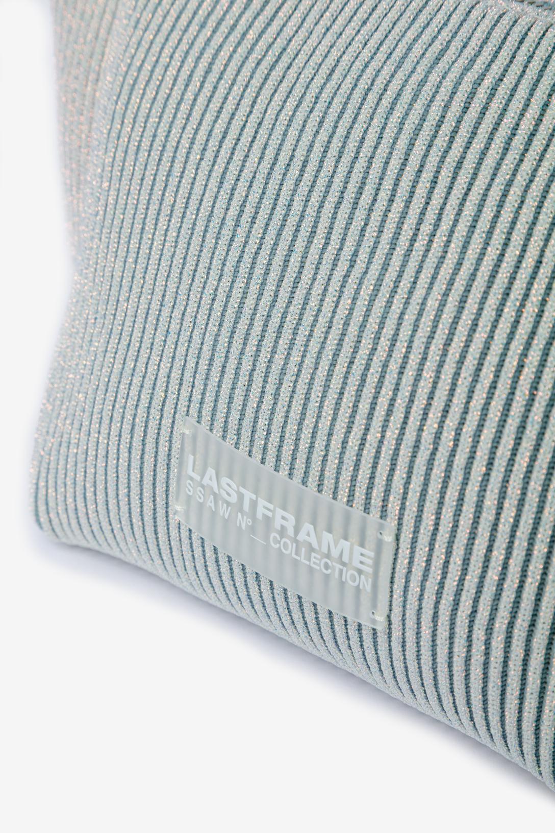 KYOTO METALLIC HANAKAGO BAG / HOLOGRAM × GRAY