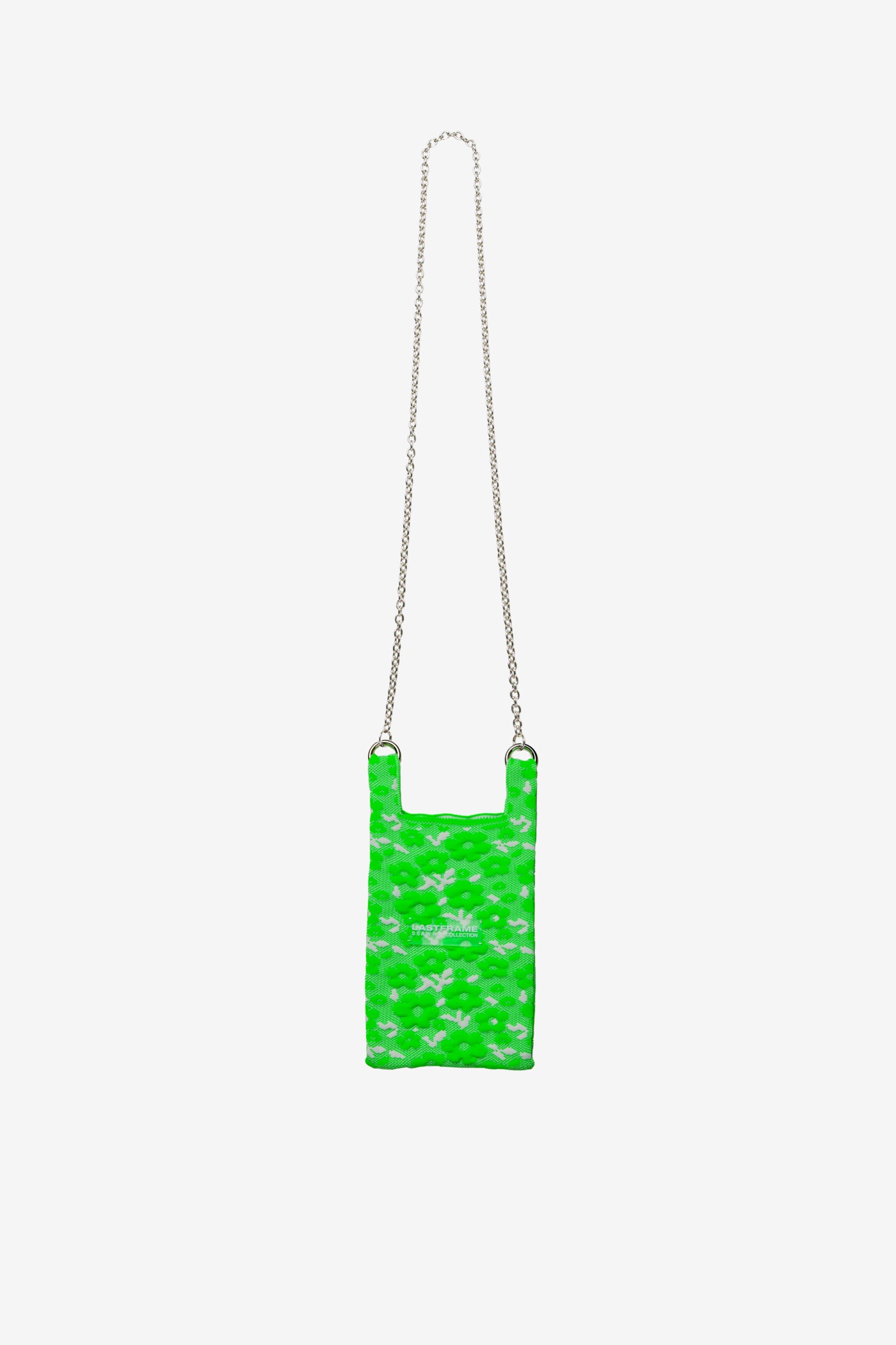 KOMON  MARKET BAG MINI / NEON GREEN × IVORY